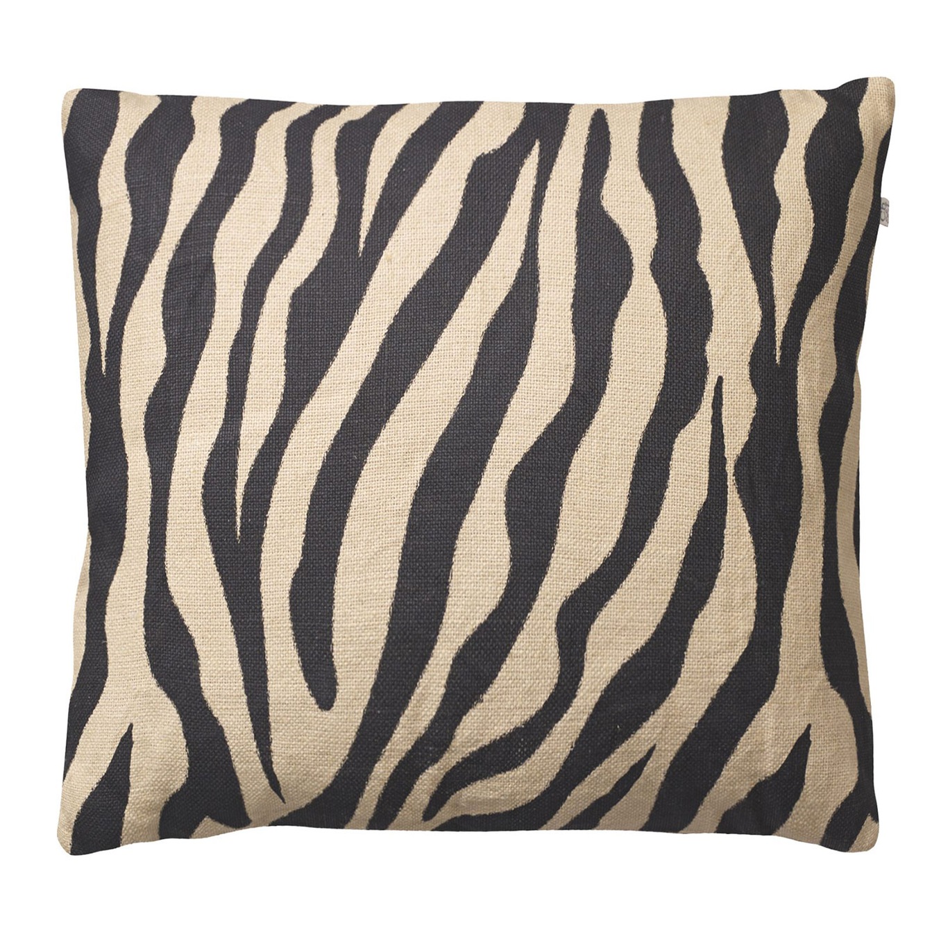 Zebra Cushion Cover 50x50 cm, Beige/Black