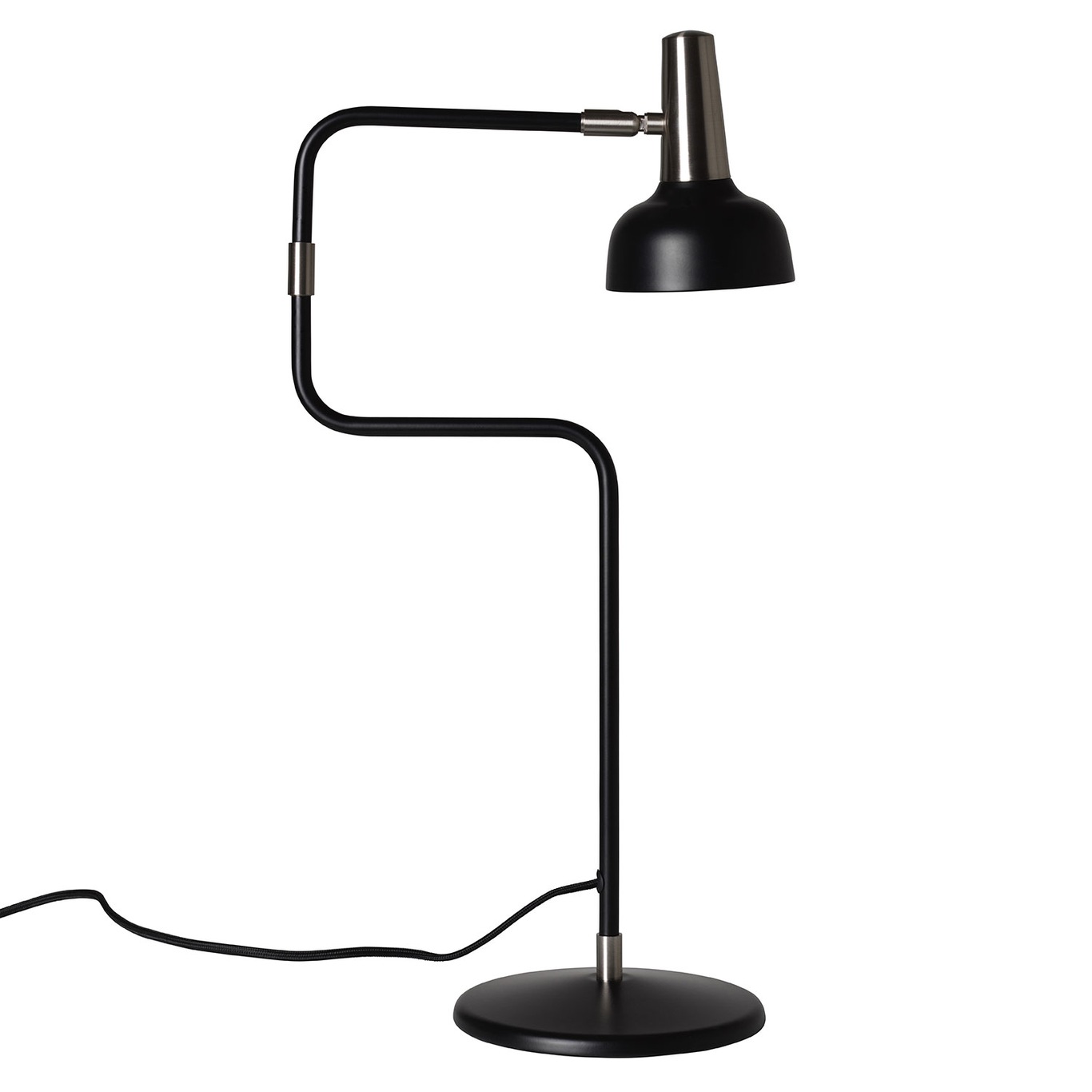 Ray Table Lamp LED, Black/ Nickel