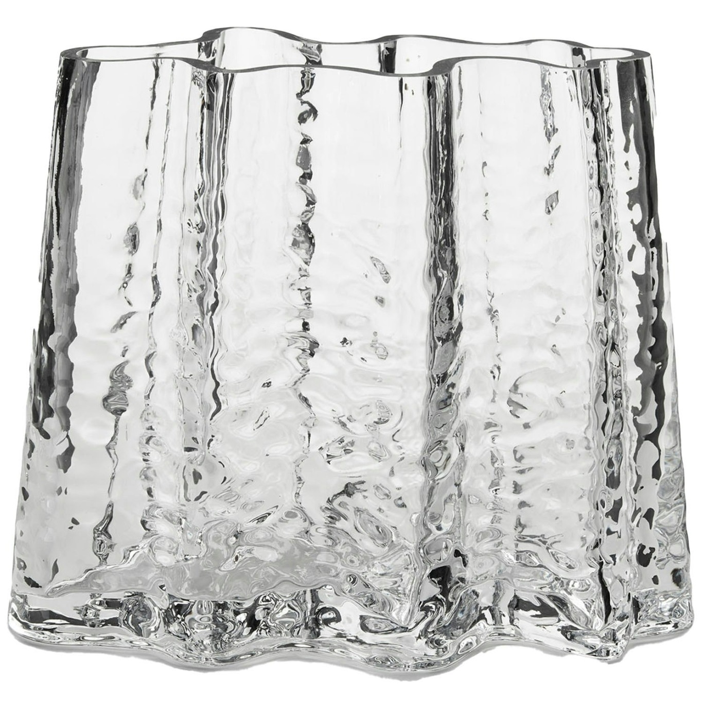 Gry Wide Vase H19 cm, Clear