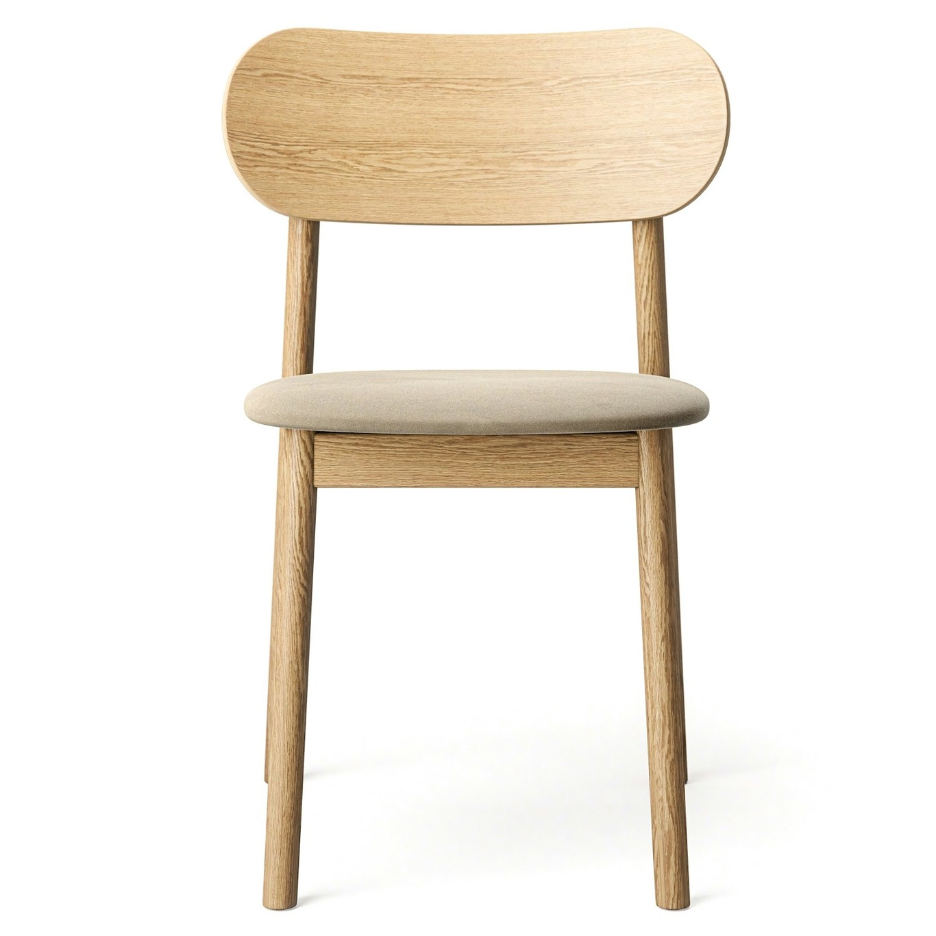 Elephant Chair, Natural Oak / Beige Velvet