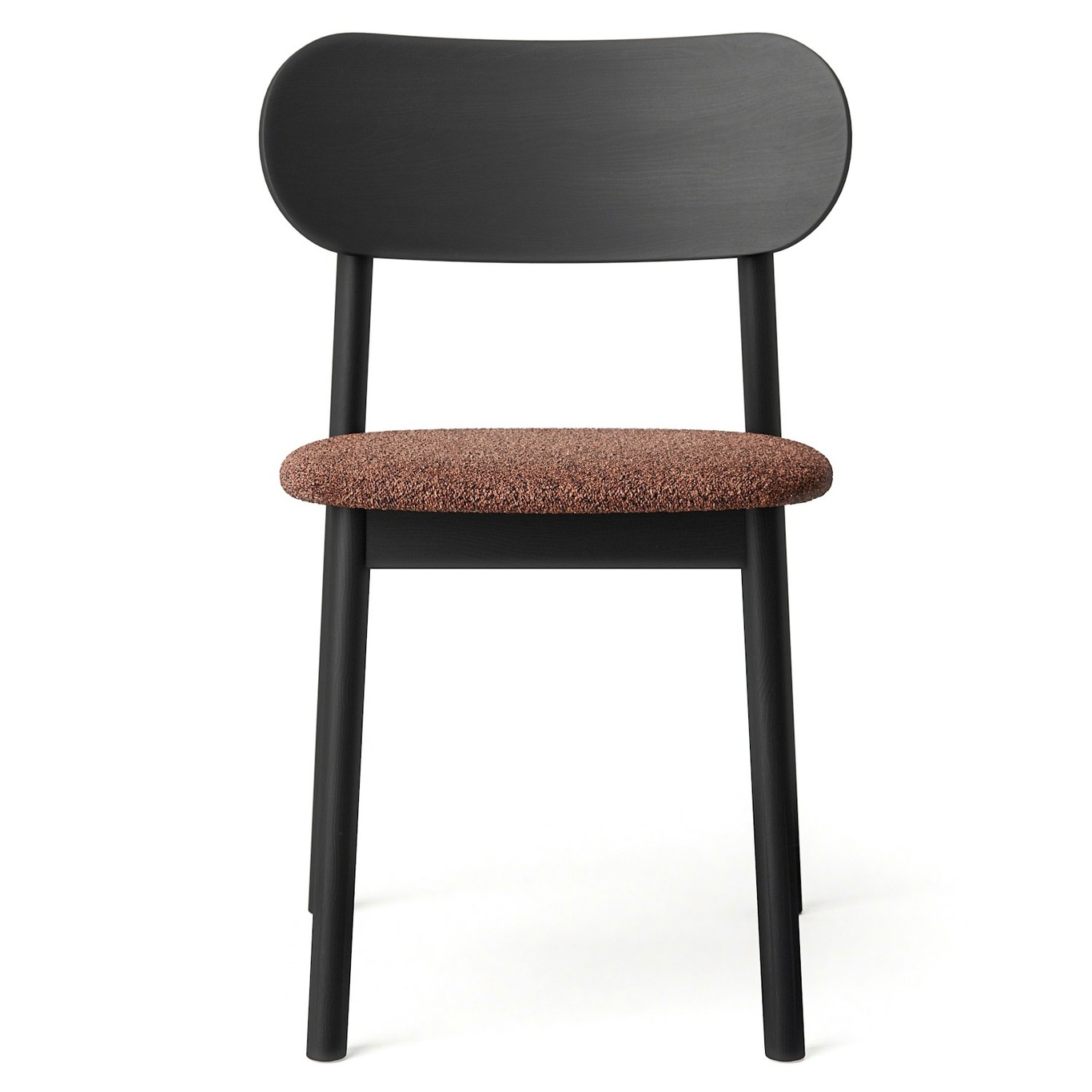 Elephant Chair, Black / Rust coloured Bouclé