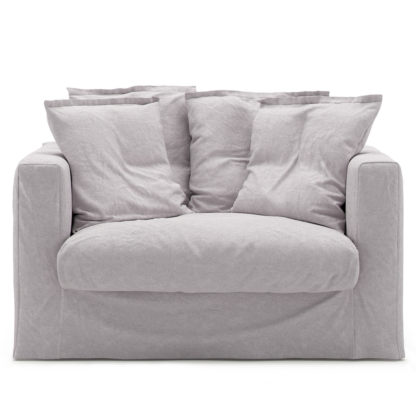 Le Grand Air Love Seat Linen, Misty Grey