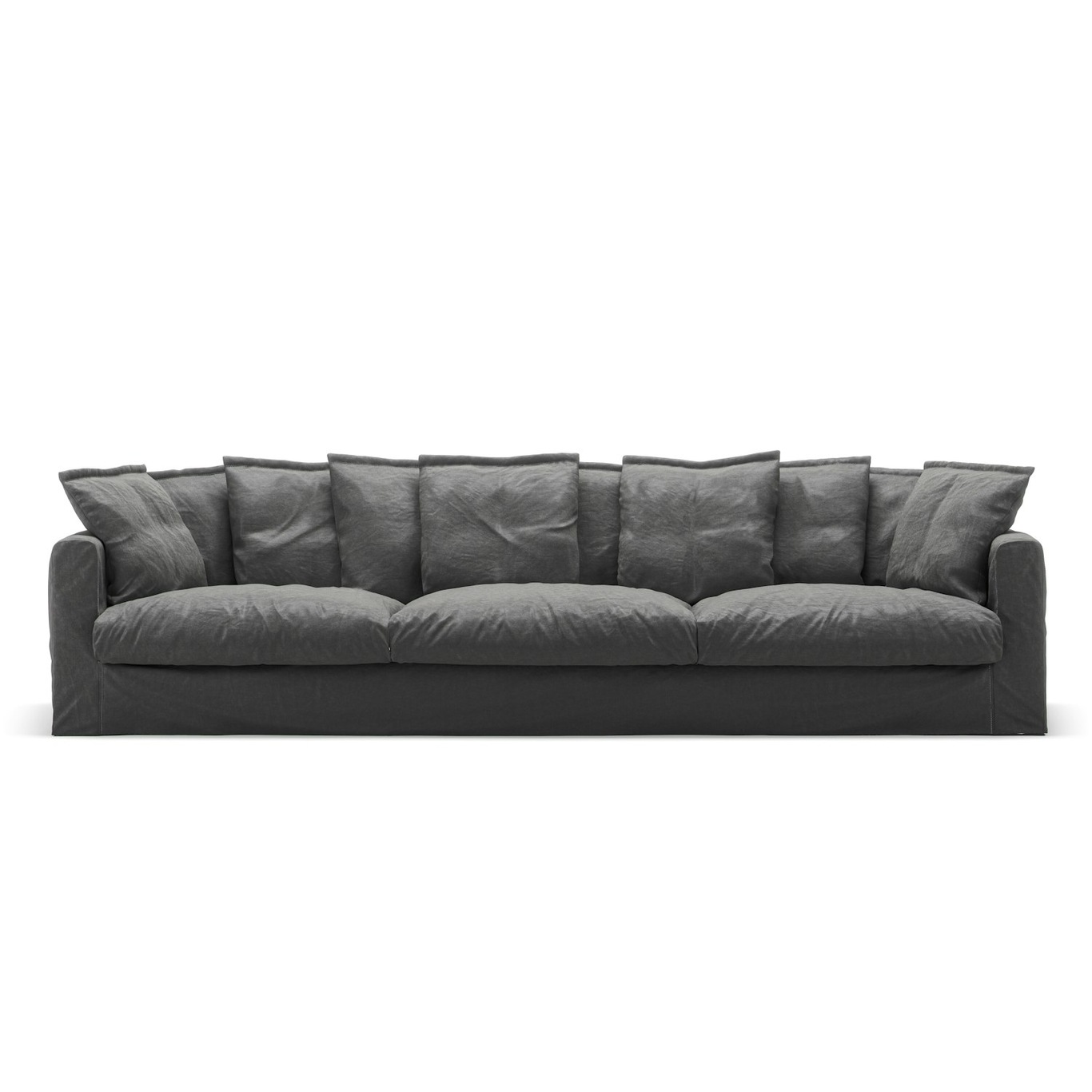 Le Grand Air 5 Seater Sofa Linen, Carbon Dust