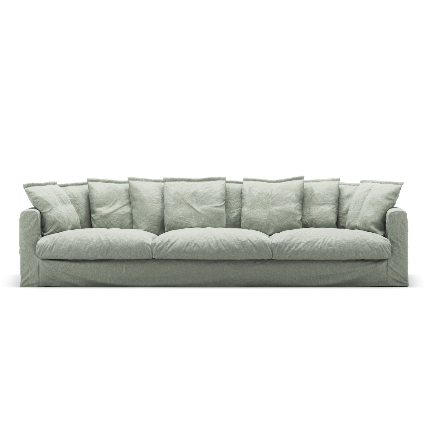 Le Grand Air Upholstery 5-Seater Linen, Green Pear