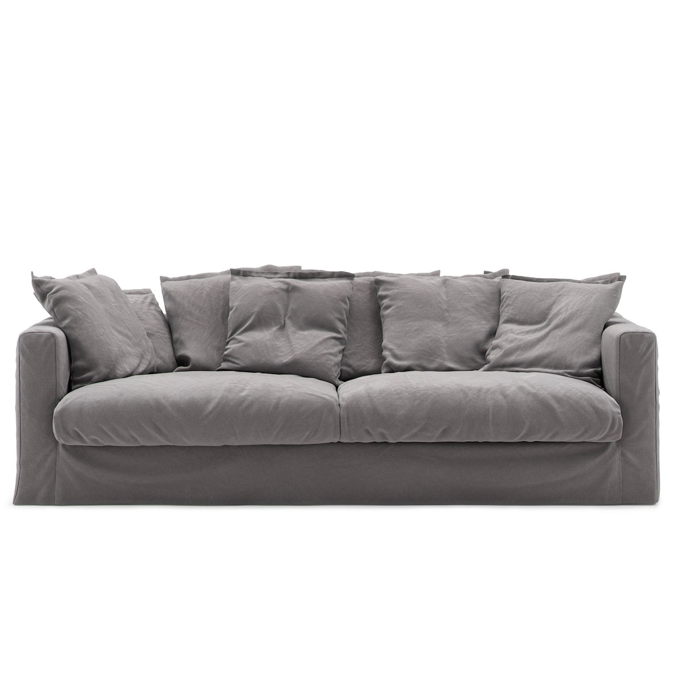 Le Grand Air Upholstery 3-Seater Cotton, Grey