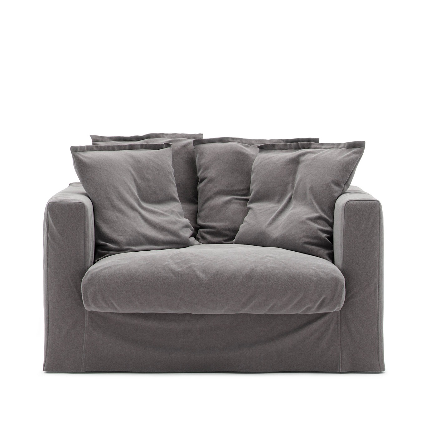 Le Grand Air Loveseat Upholstery Cotton, Grey