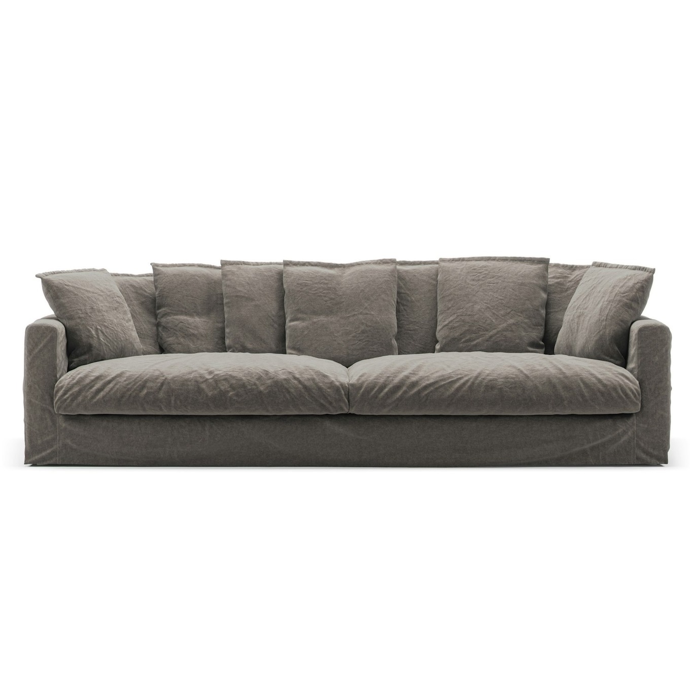 Le Grand Air Upholstery 4-Seater Linen, Smokey Granite
