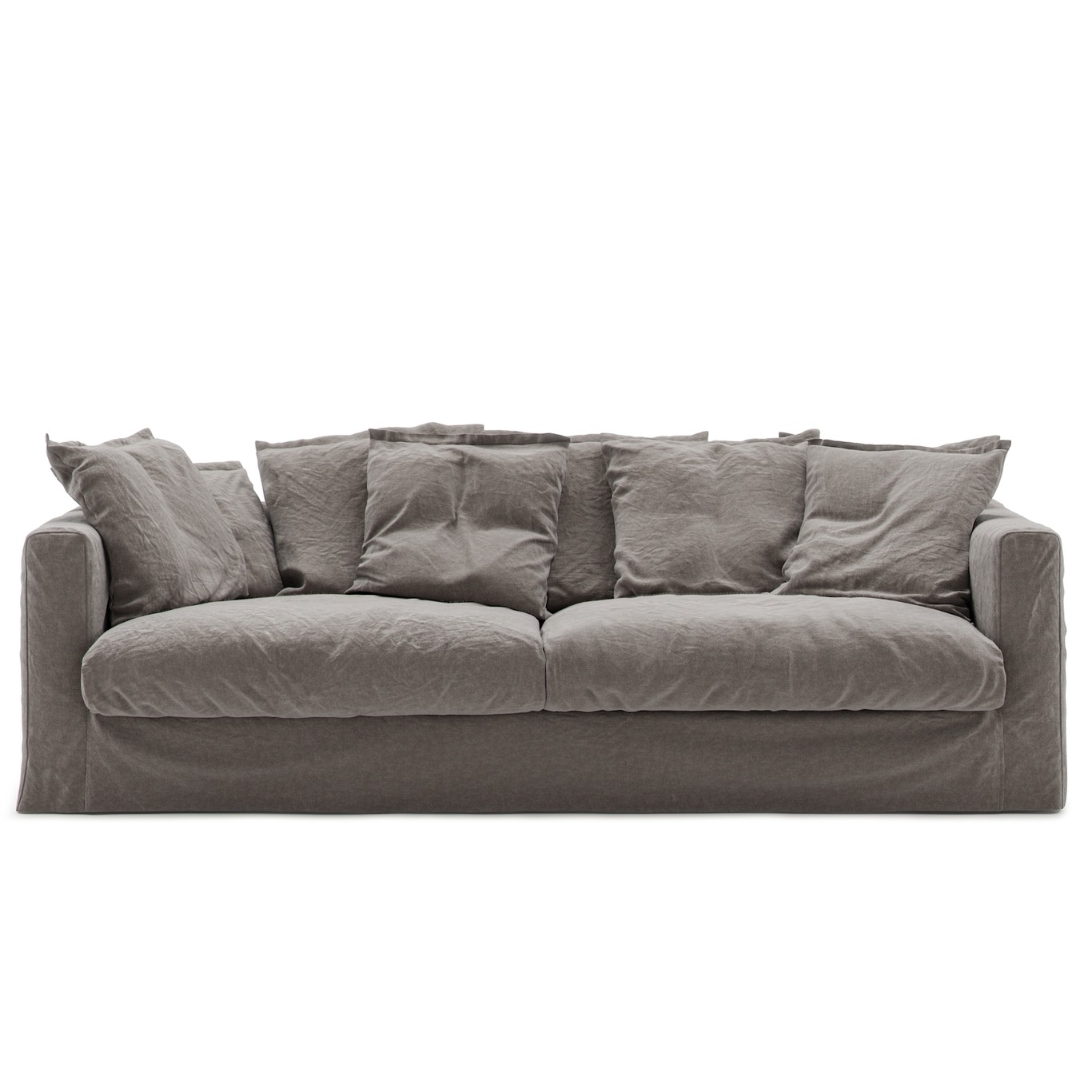 Le Grand Air 3 Seater Sofa Linen, Smokey Granite