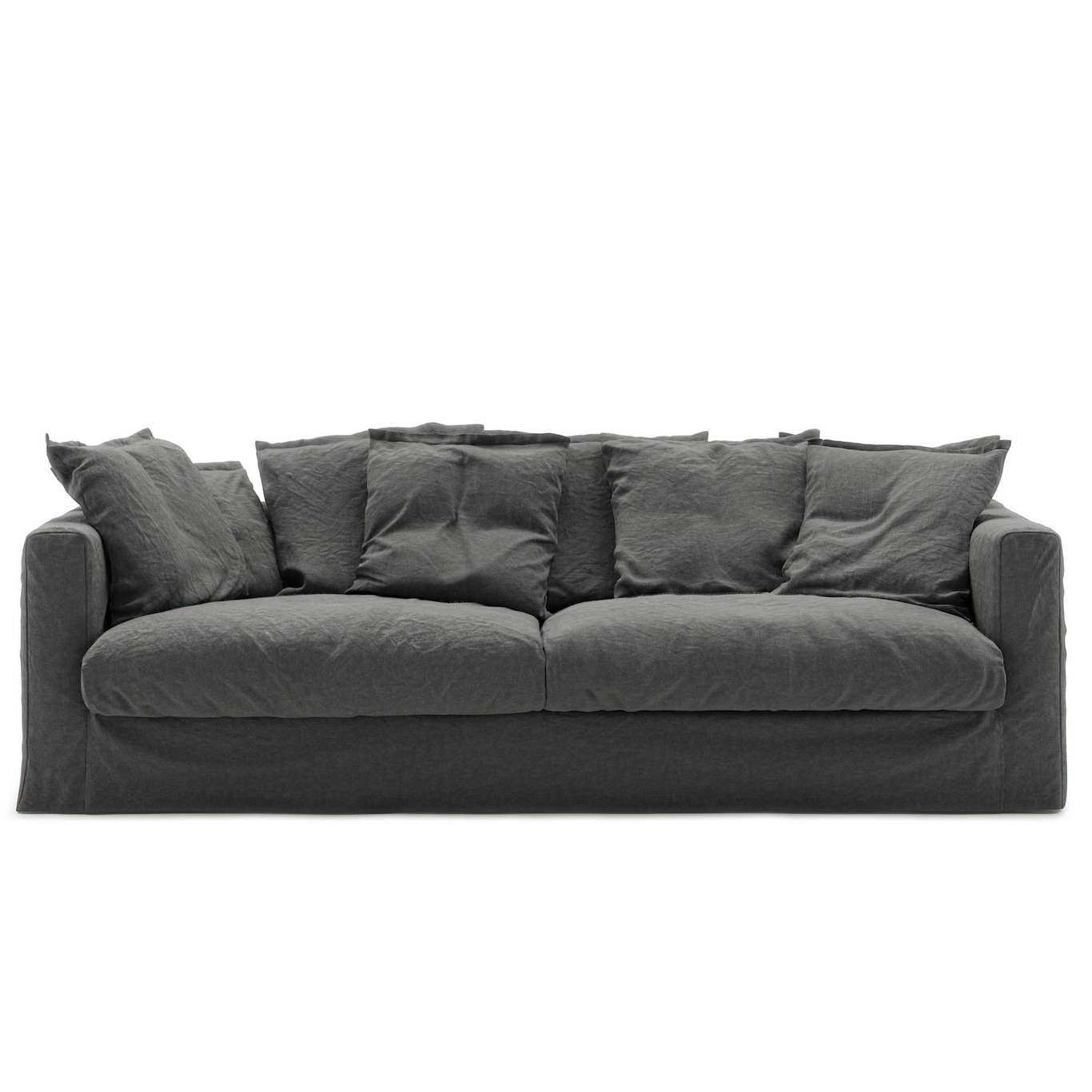 Le Grand Air 3-Seater Sofa Linen, Carbon Dust