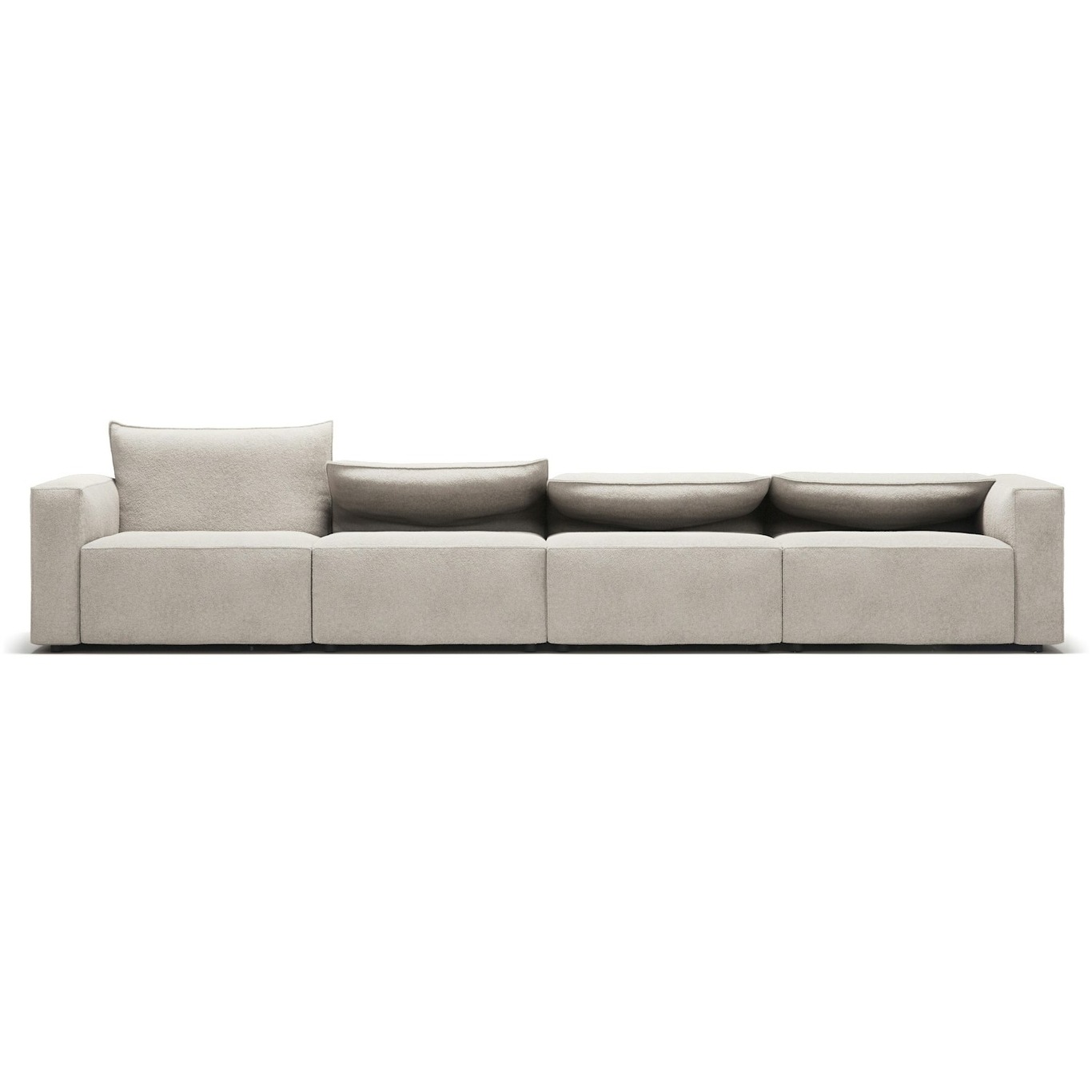 Moore 4-Seater Sofa, Plush Beige