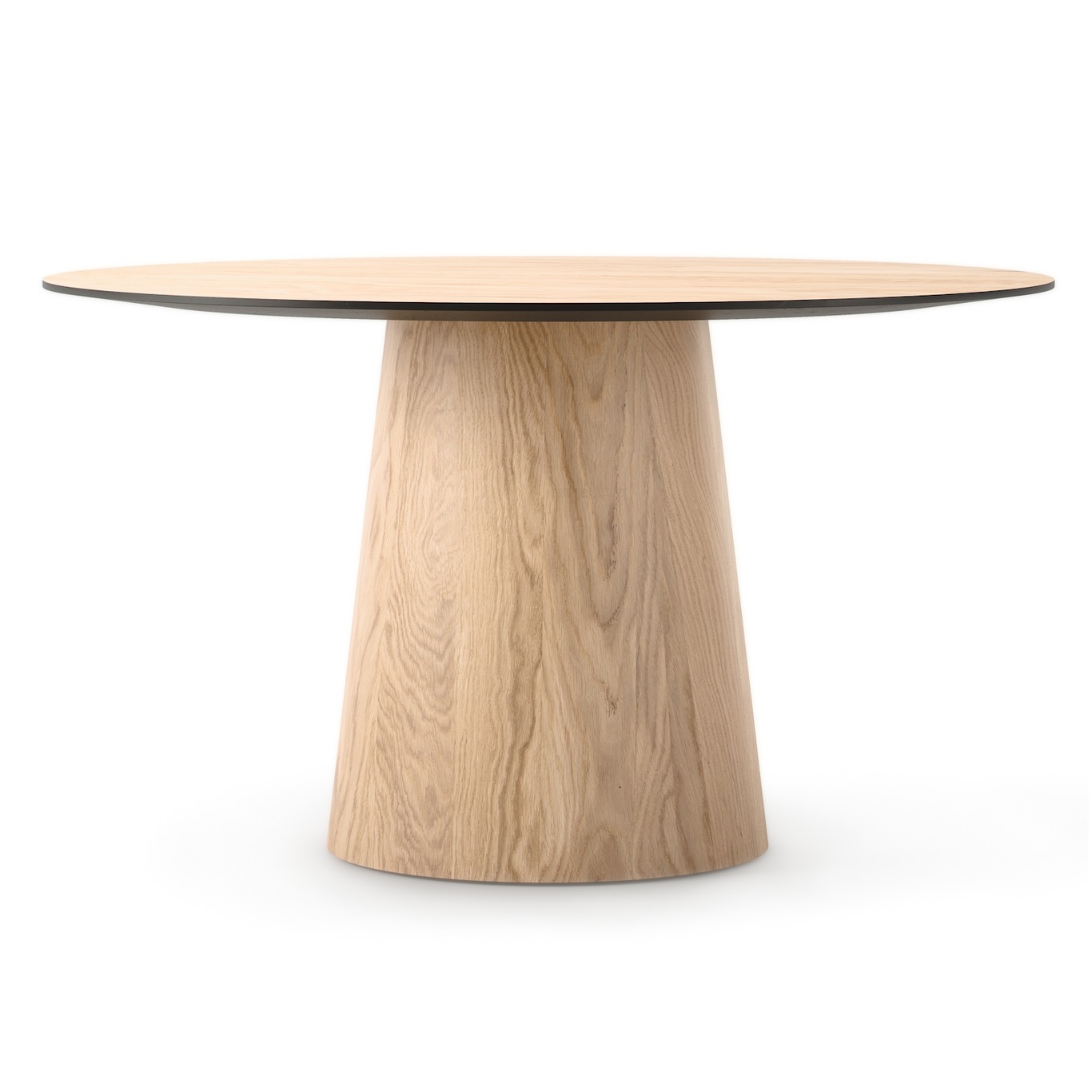 Social Dining Table Natural Oak, 110 cm