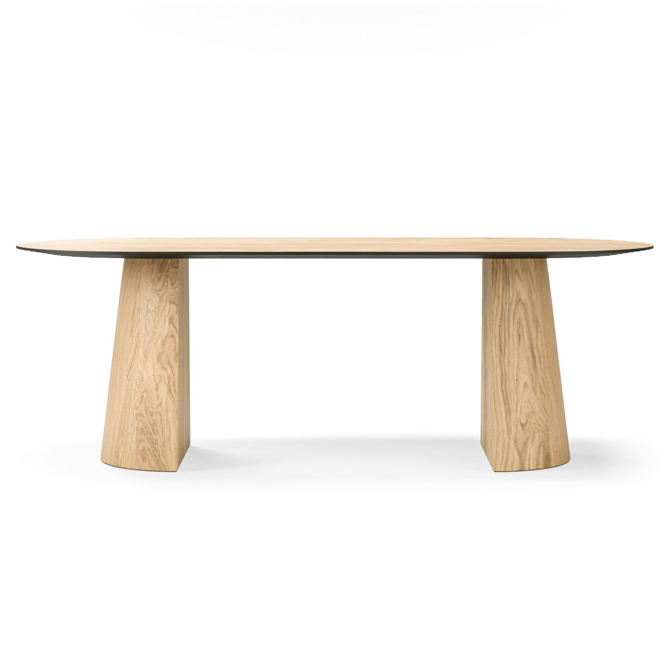 Social Dining Table Natural Oak, 220 cm