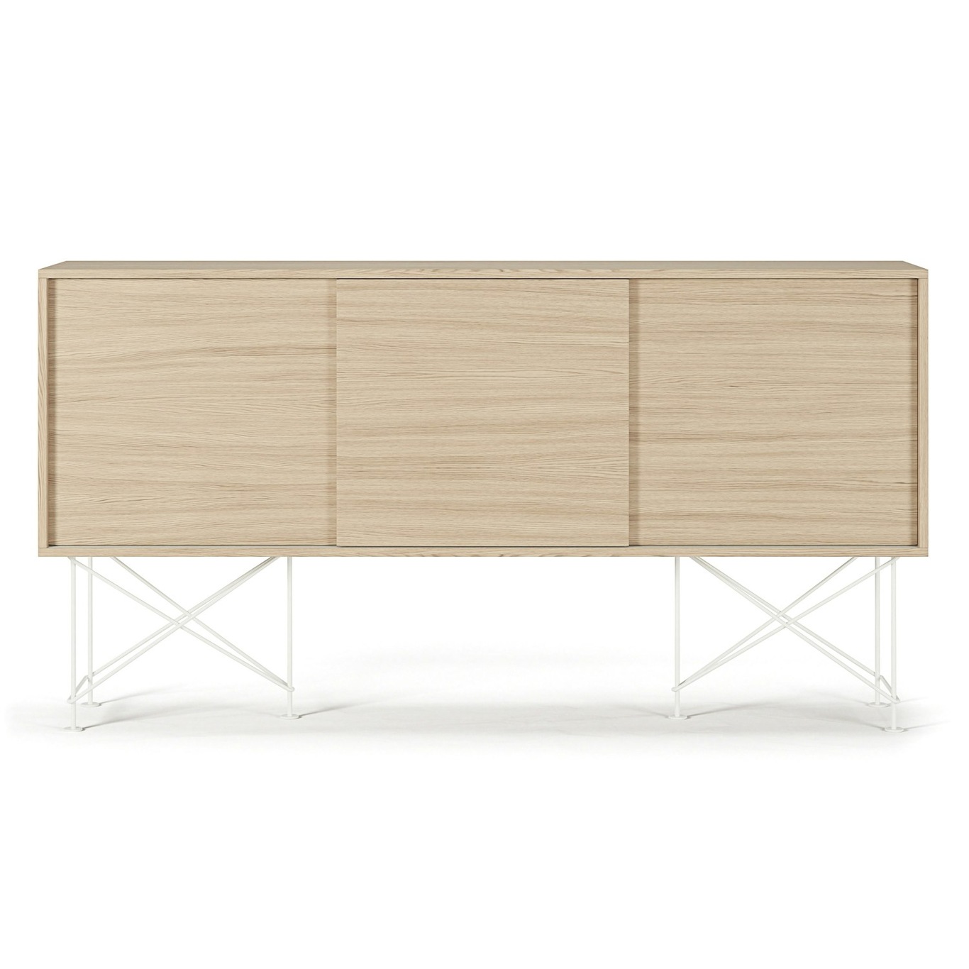 Vogue Sideboard With Stand 180 cm, White Oak / White