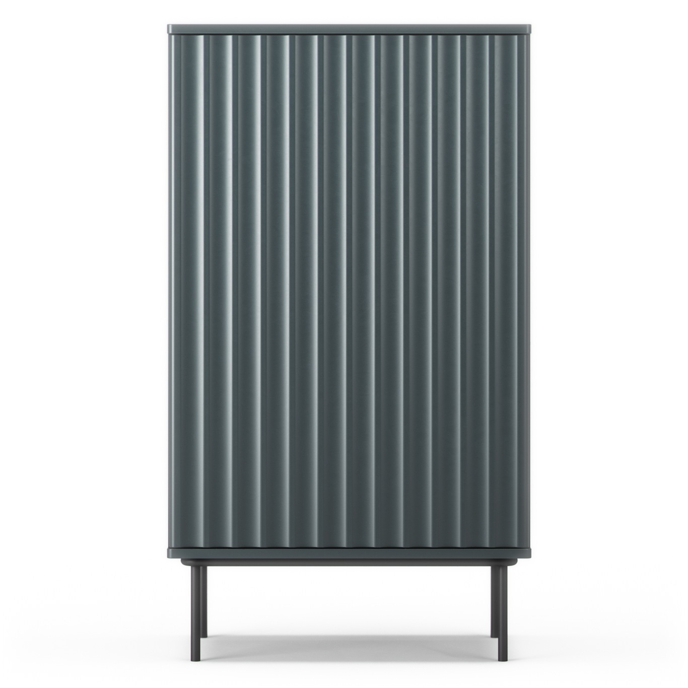 Wave Cabinet With 1 Door, Grey