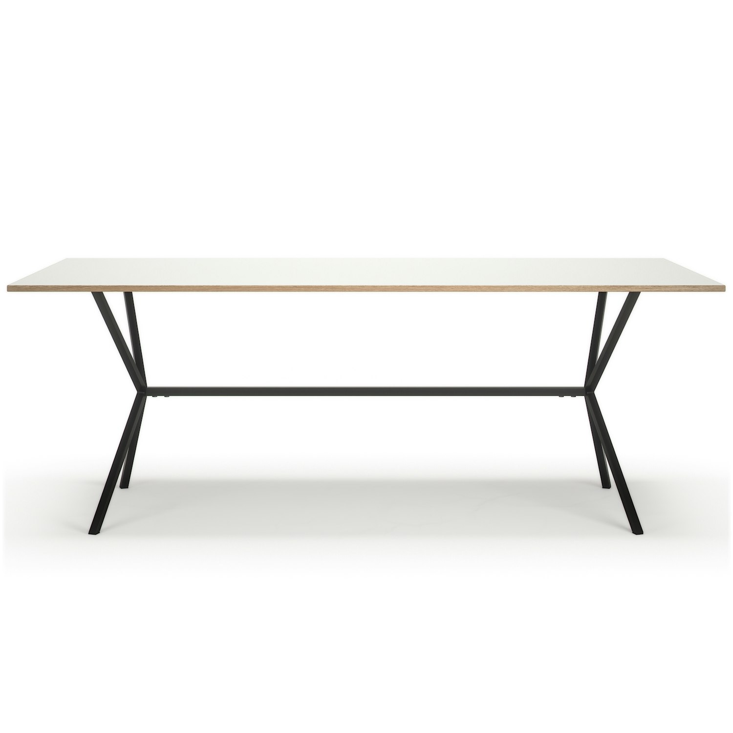 ETHNICRAFT tavolo rettangolare BOK (140 x 80 x 76 cm - Rovere