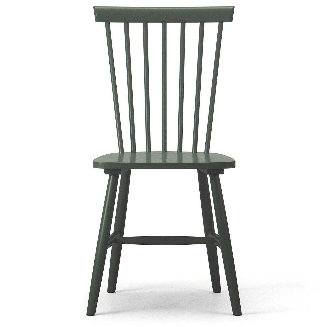 Wood H17 Windsor Chair, Dark Green