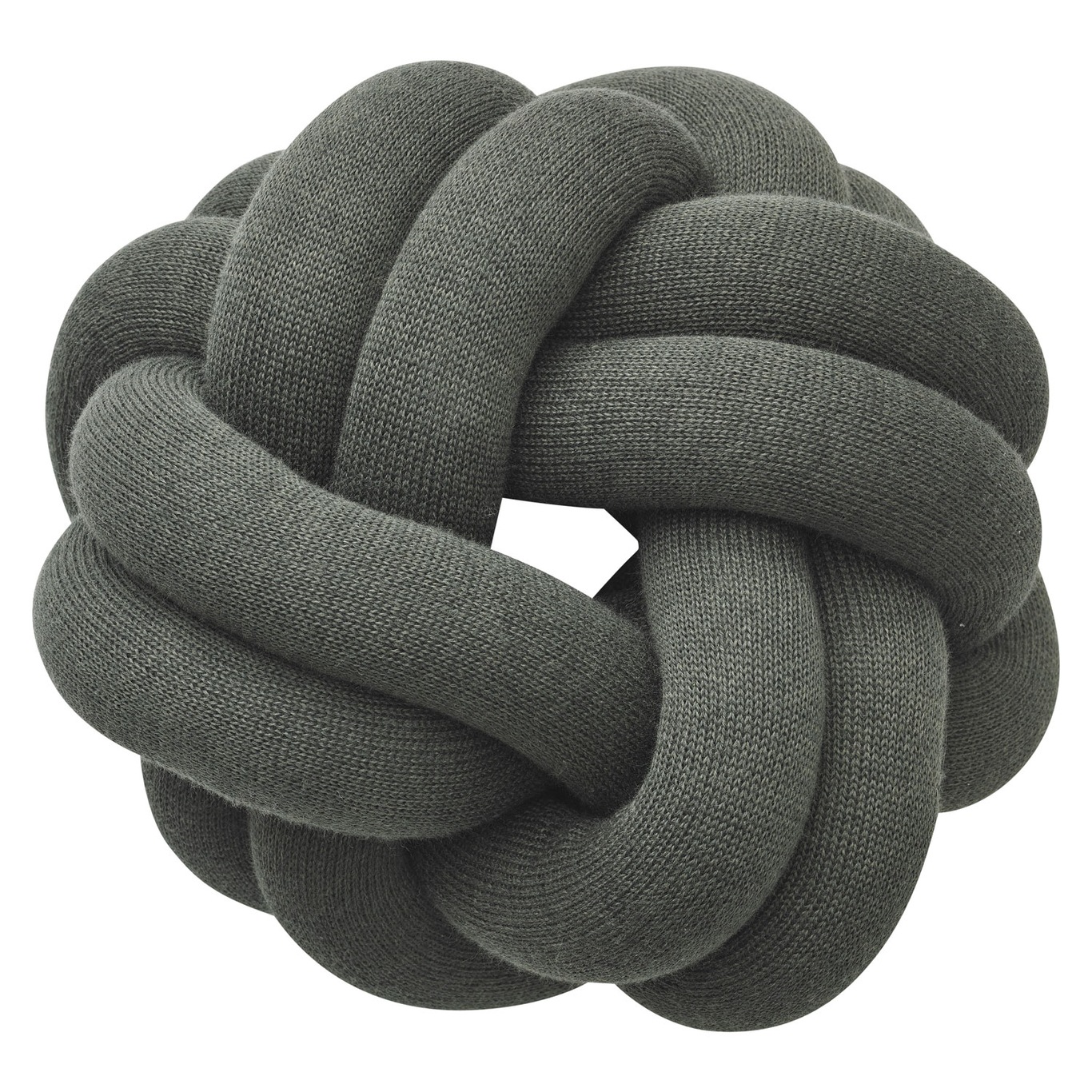 Knot Cushion, Forest Green