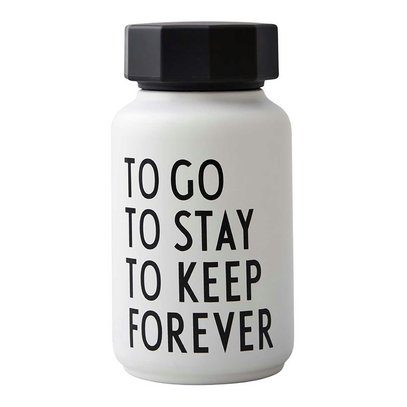 Special Thermos Bottle 33 cl, White Letters @ RoyalDesign