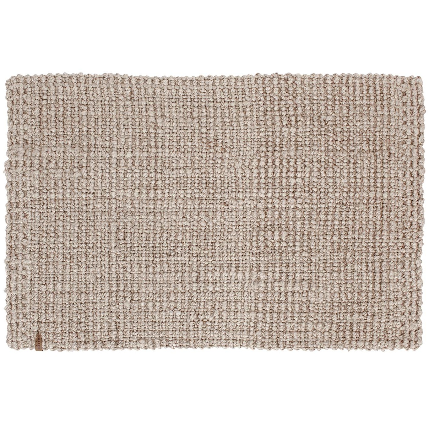 Jute Doormat 60x90 cm, Grey / Beige