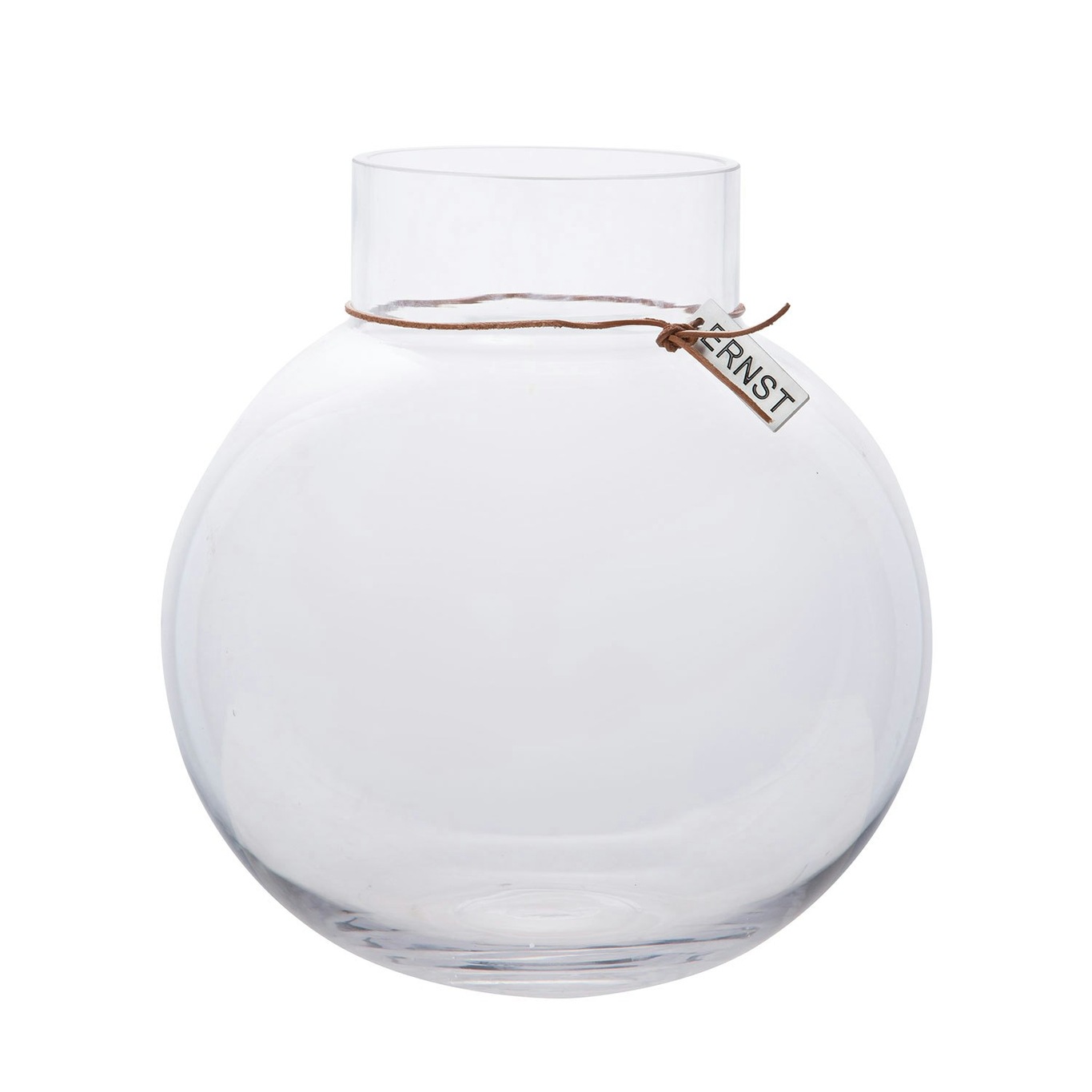 Glass Vase Clear, 9 cm