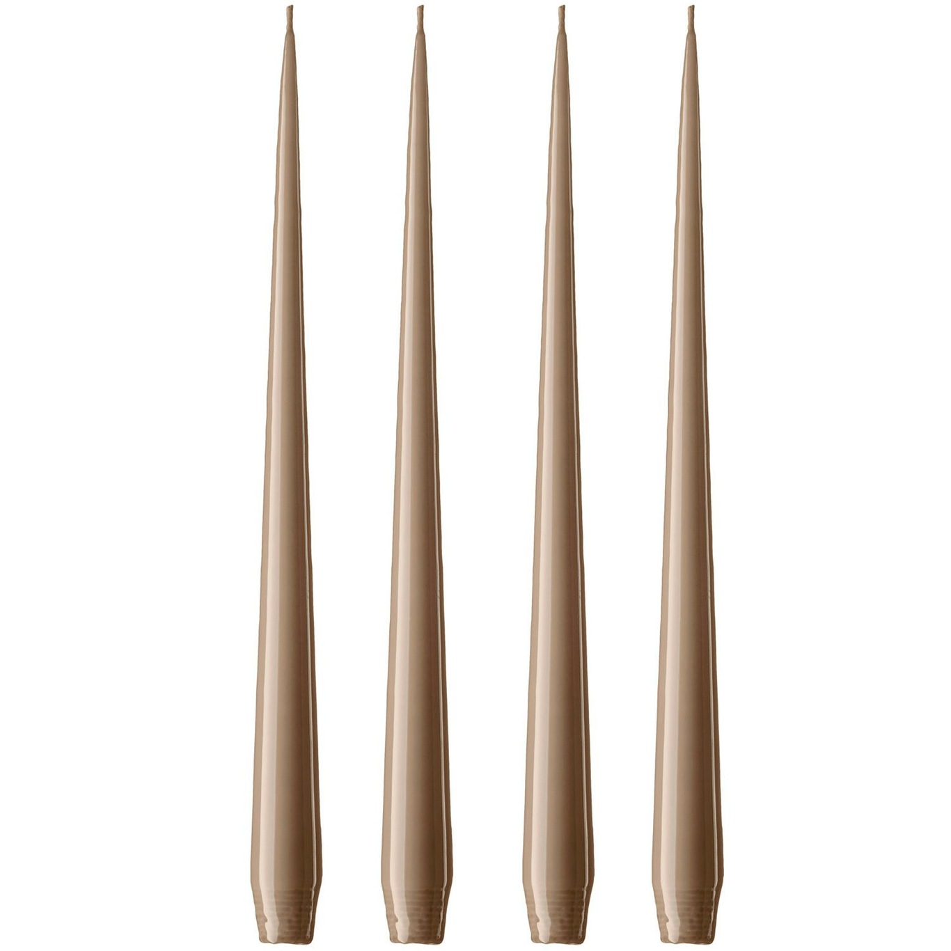 Taper Candles 32 cm 4-pack, Soft Clay