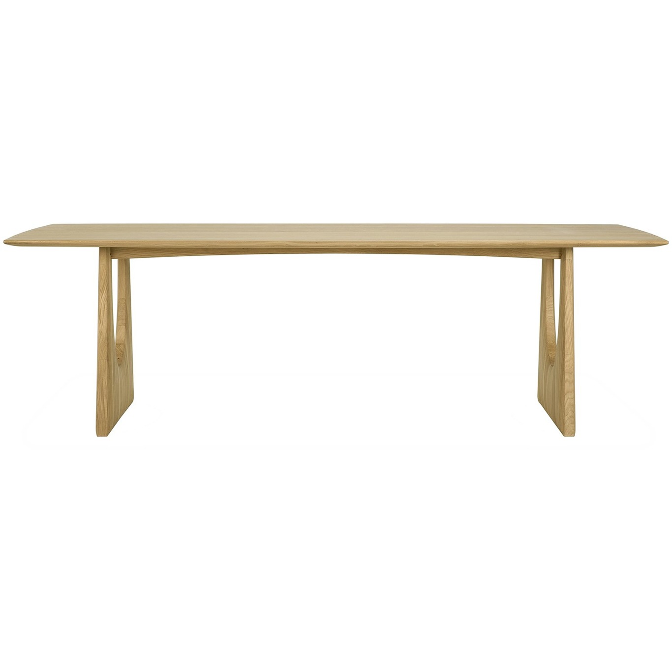Oak Geometric Dining Table 250x100 cm