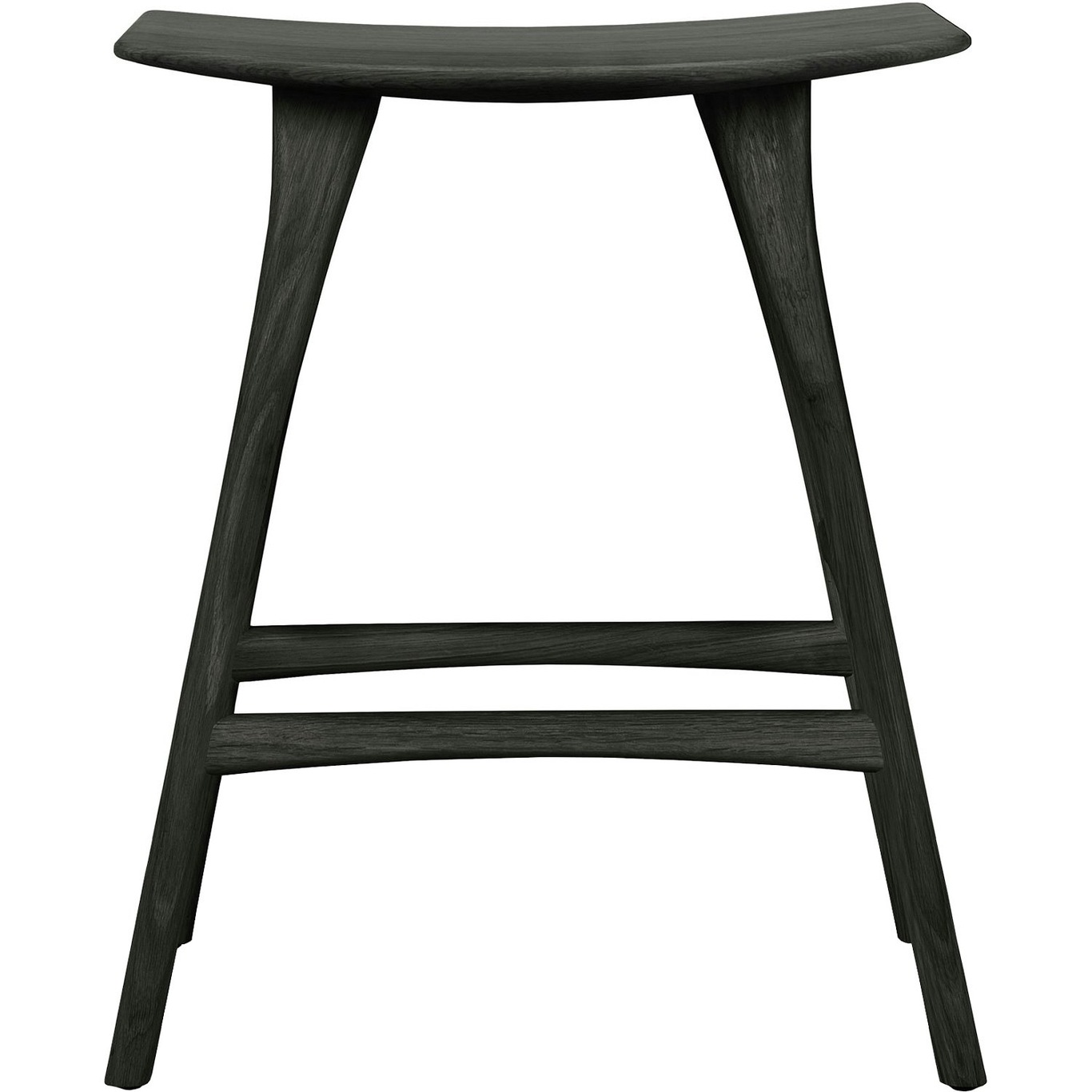 Osso Counter Stool 65 cm, Black Stained Oak