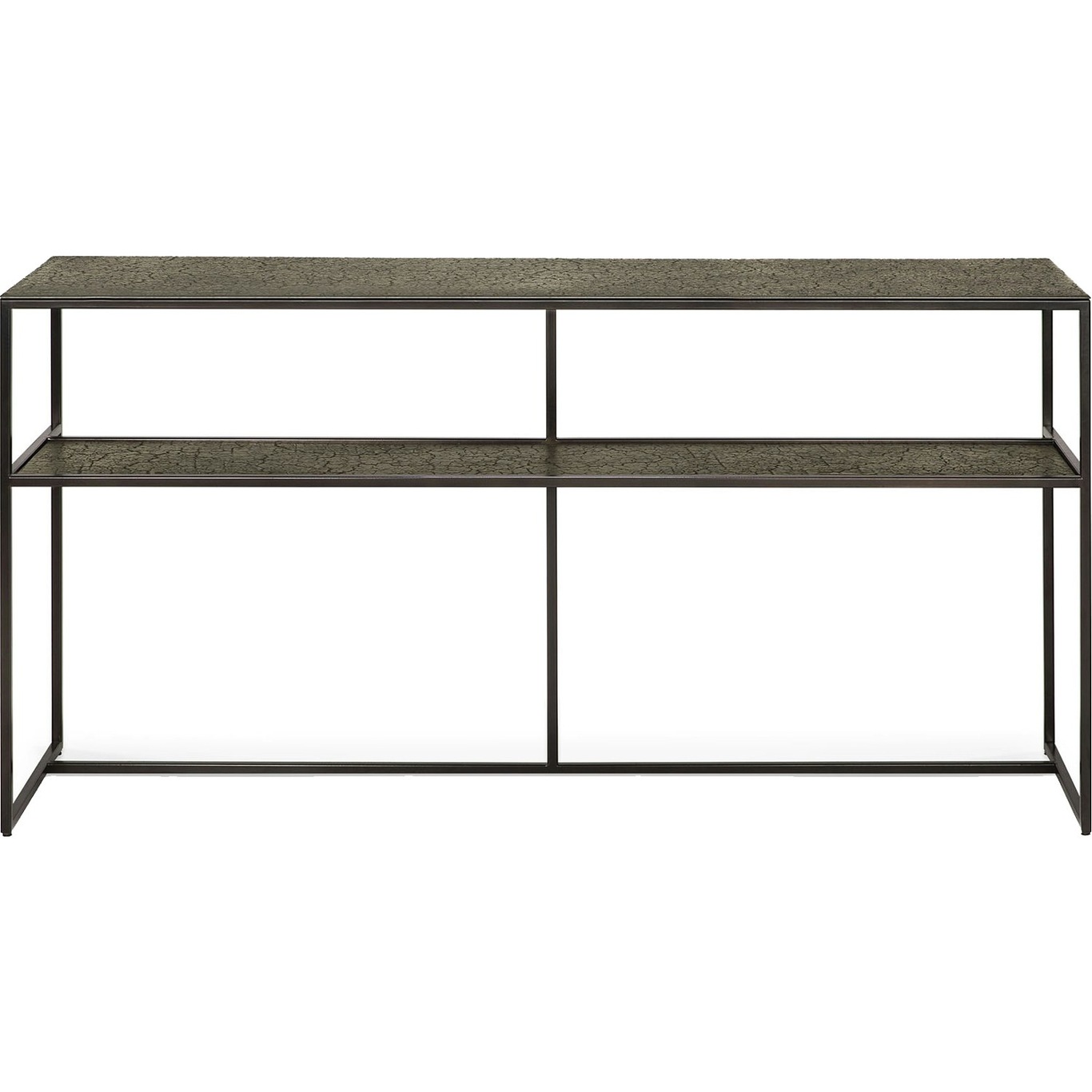 Pentagon Console Table, Lava Whisky