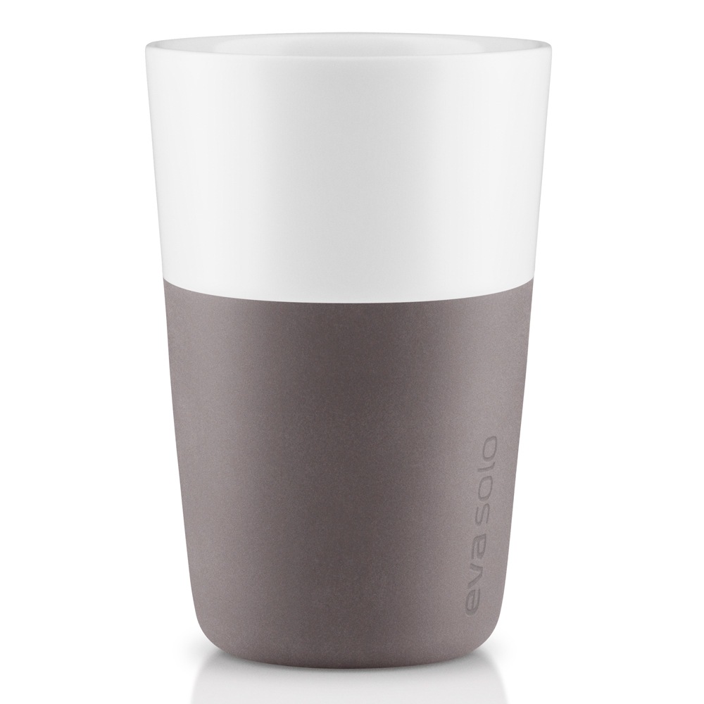 Cafe Latte Mug 2-pack 36 cl, Elephant Grey