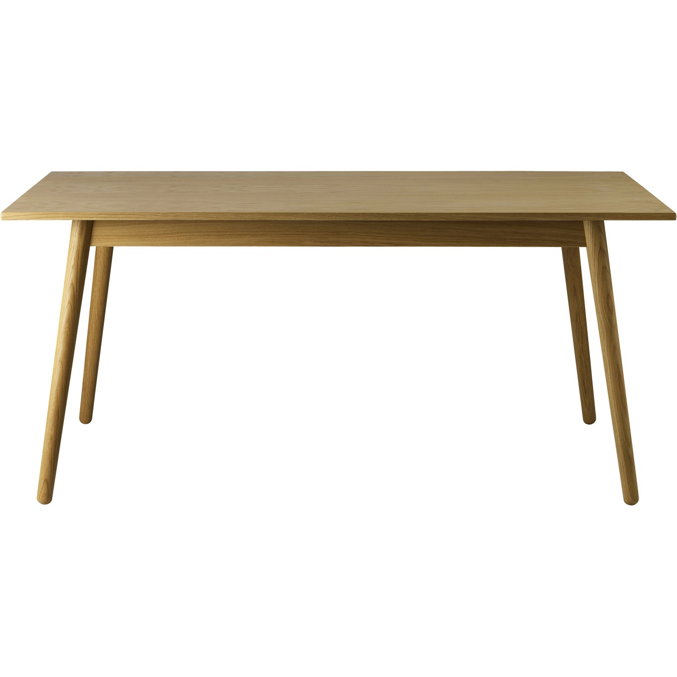 C35B Dining Table 160 cm, Lacquered Oak