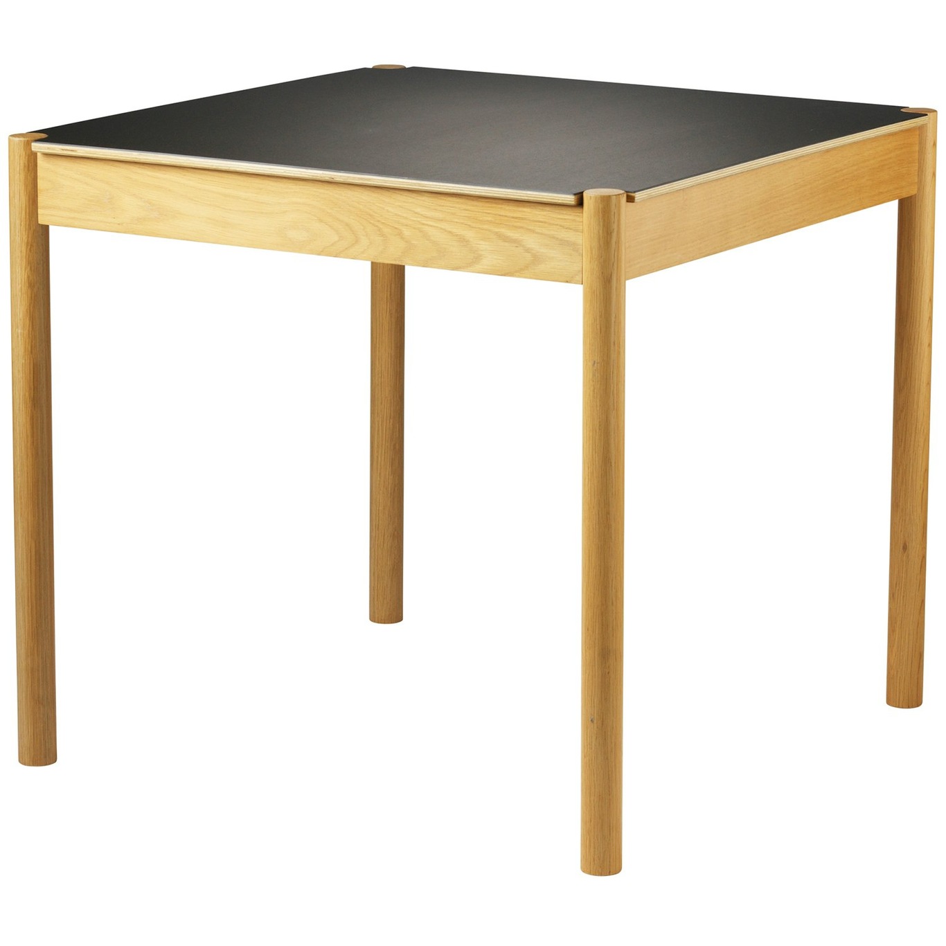 C44 Dining Table Oak / Linoleum, 80x80 cm