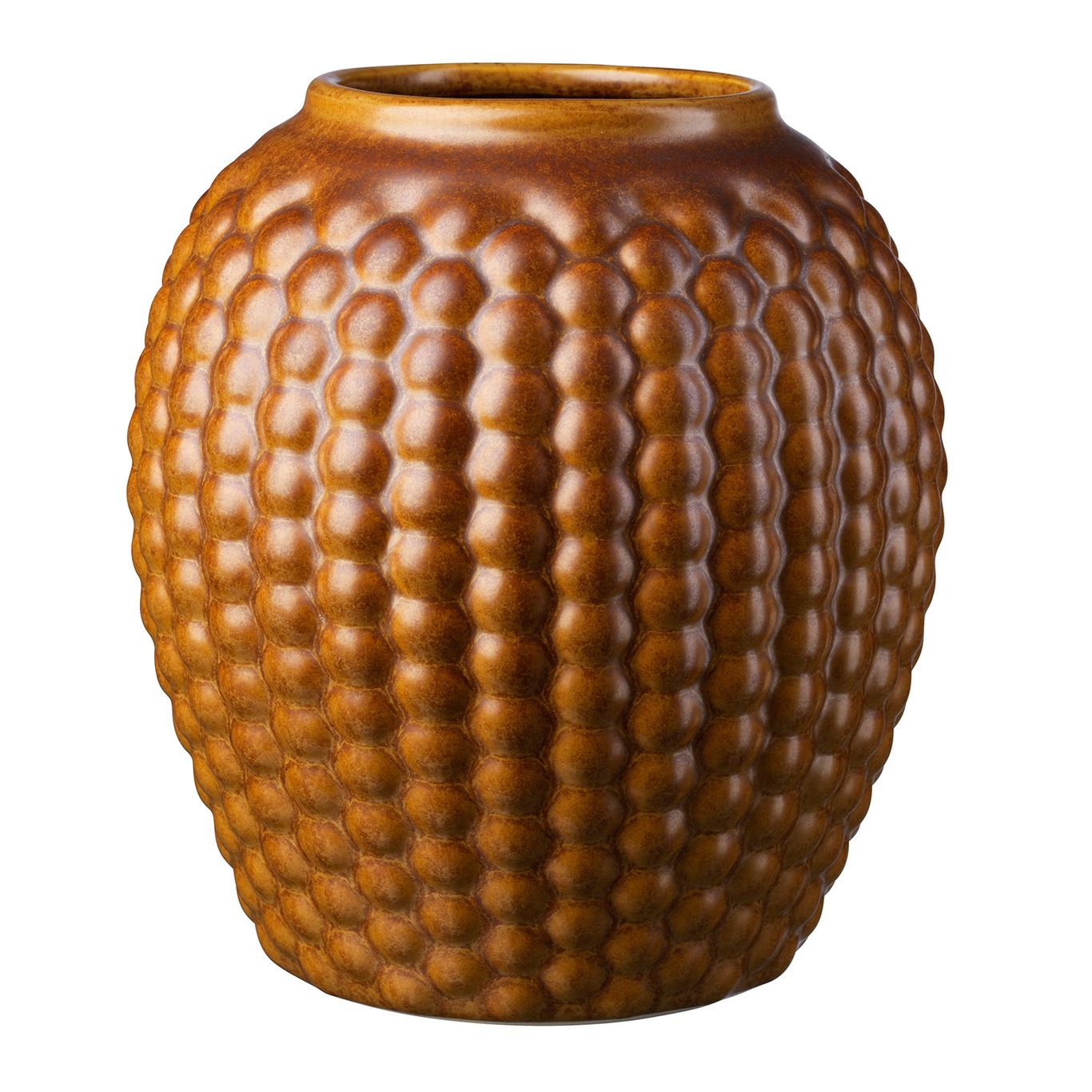 S7 Lupin Vase Wide S, Golden Brown