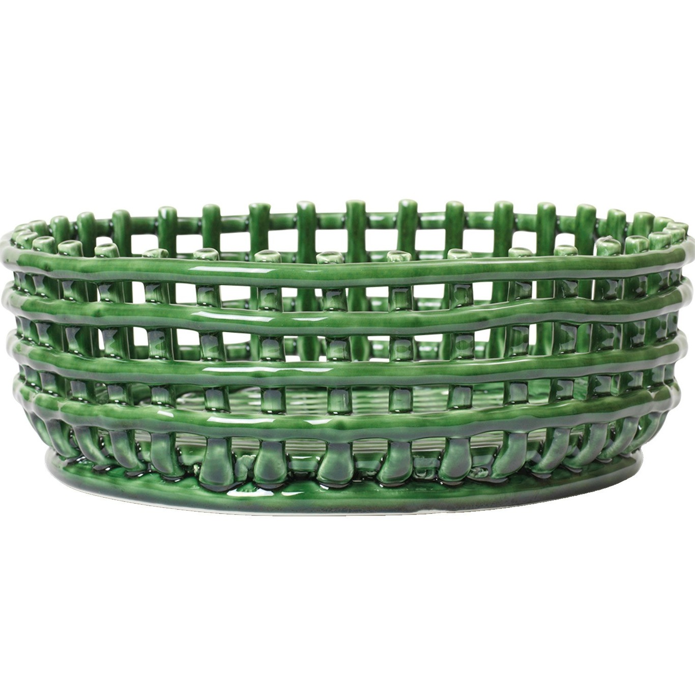 Centrepiece Basket, Emerald Green