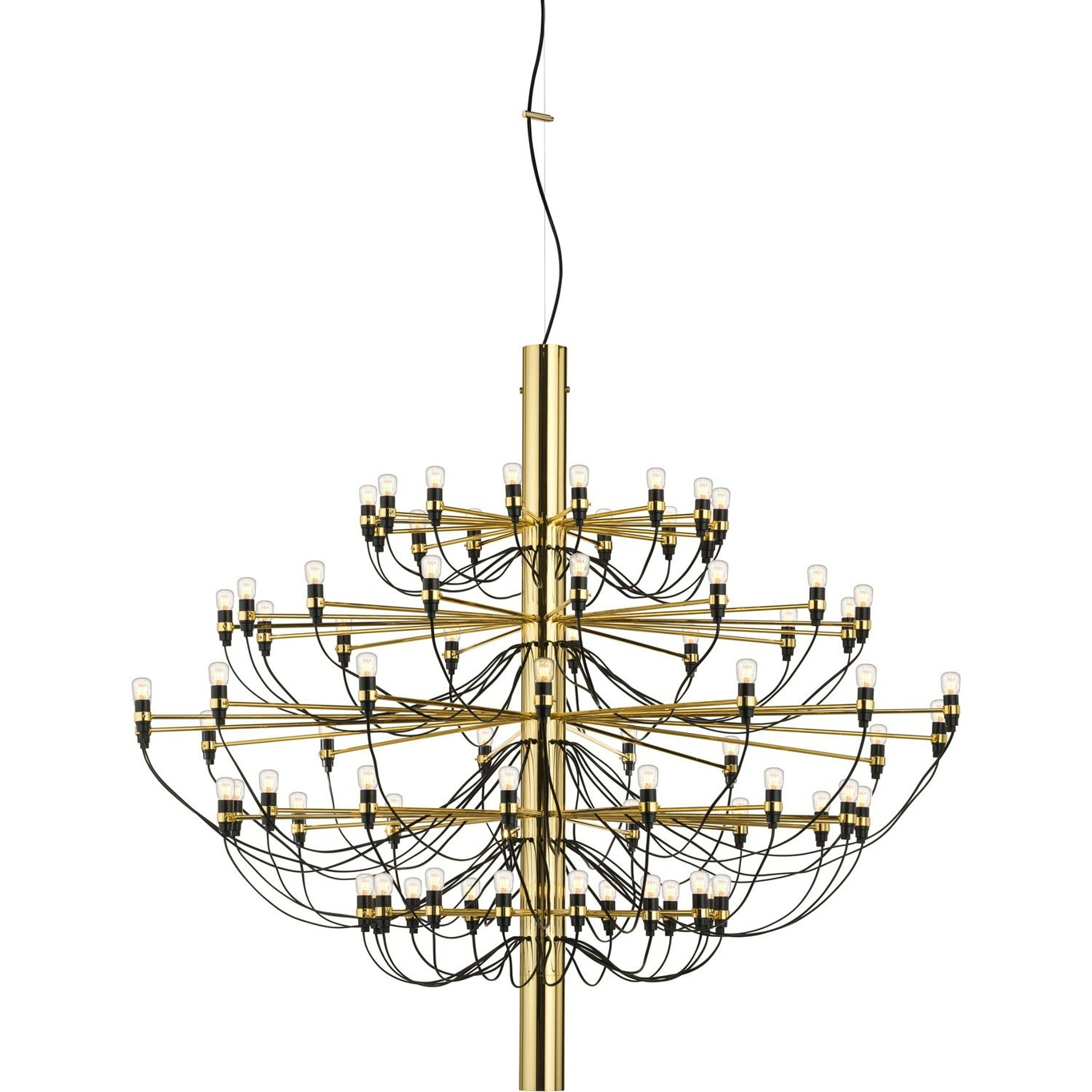 2097/75 Sarfatti Chandelier LED, Brass