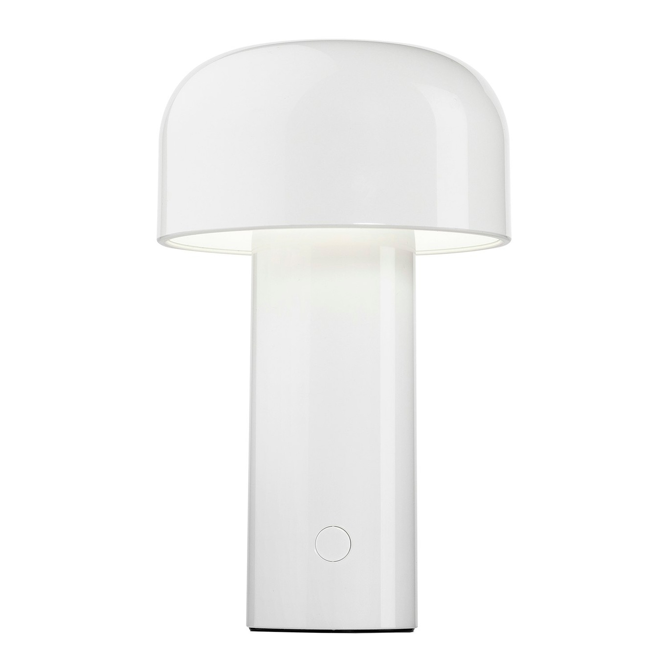 Bellhop Table Lamp Portable, White