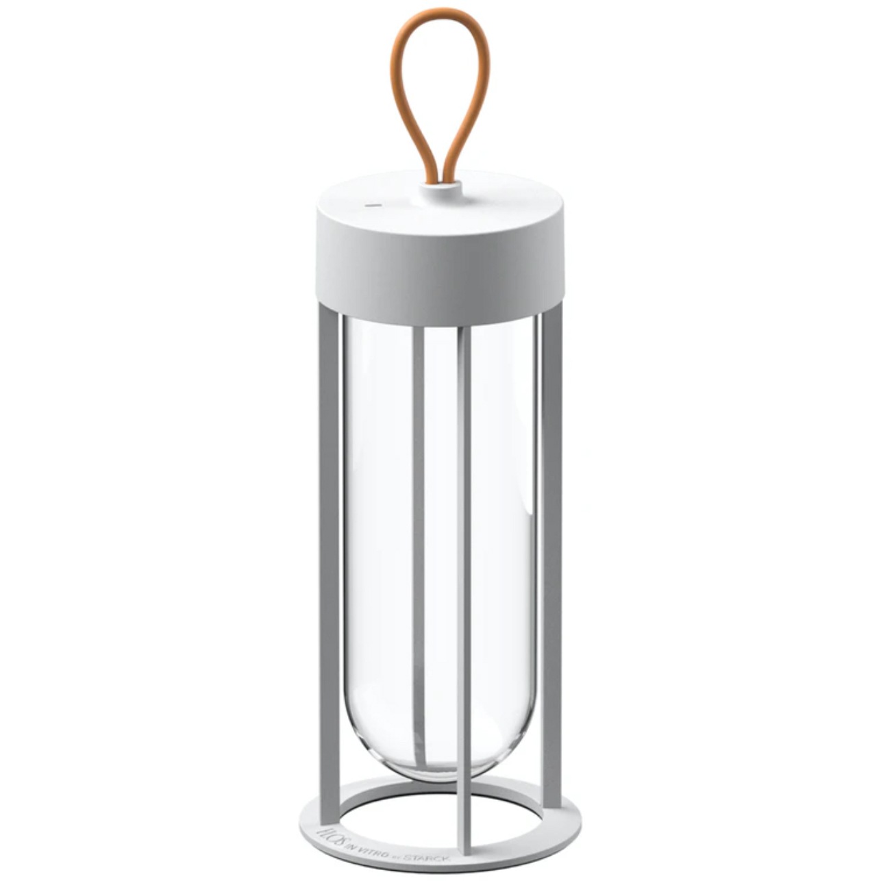 In Vitro Unplugged Table Lamp, White
