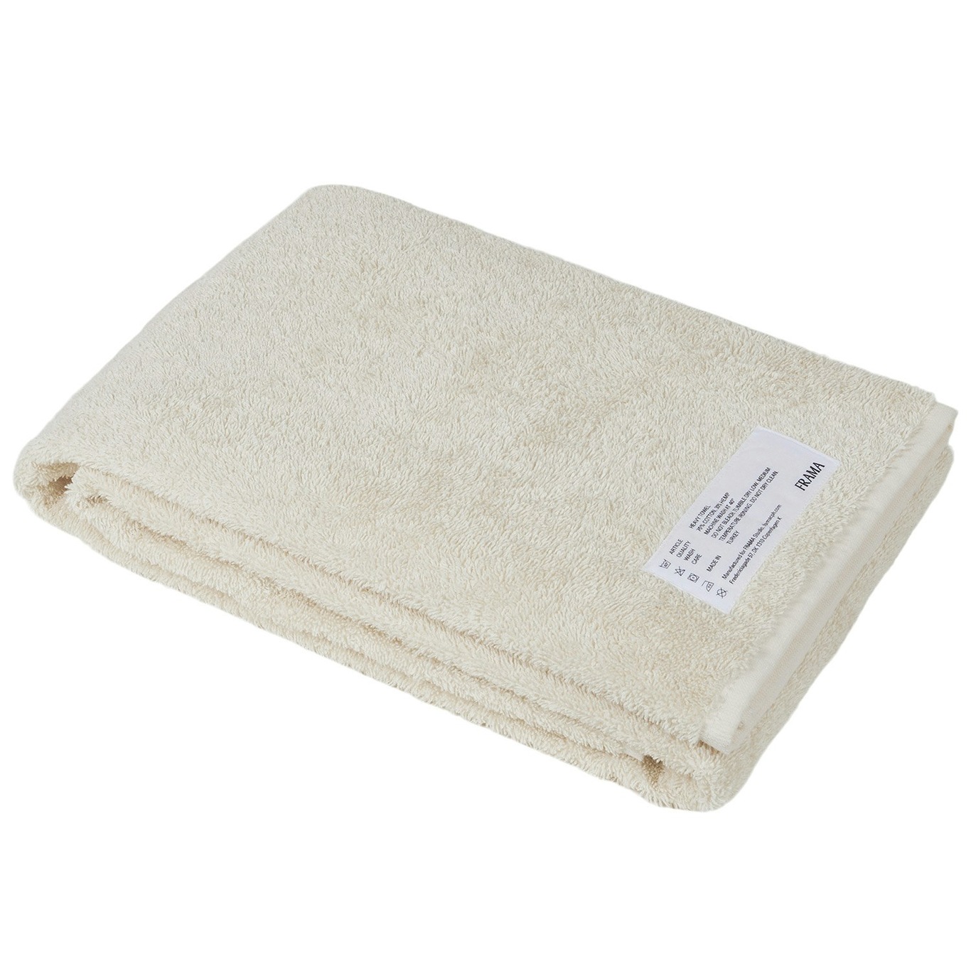 Heavy Towel Bath Towel 70x140 cm, Bone White
