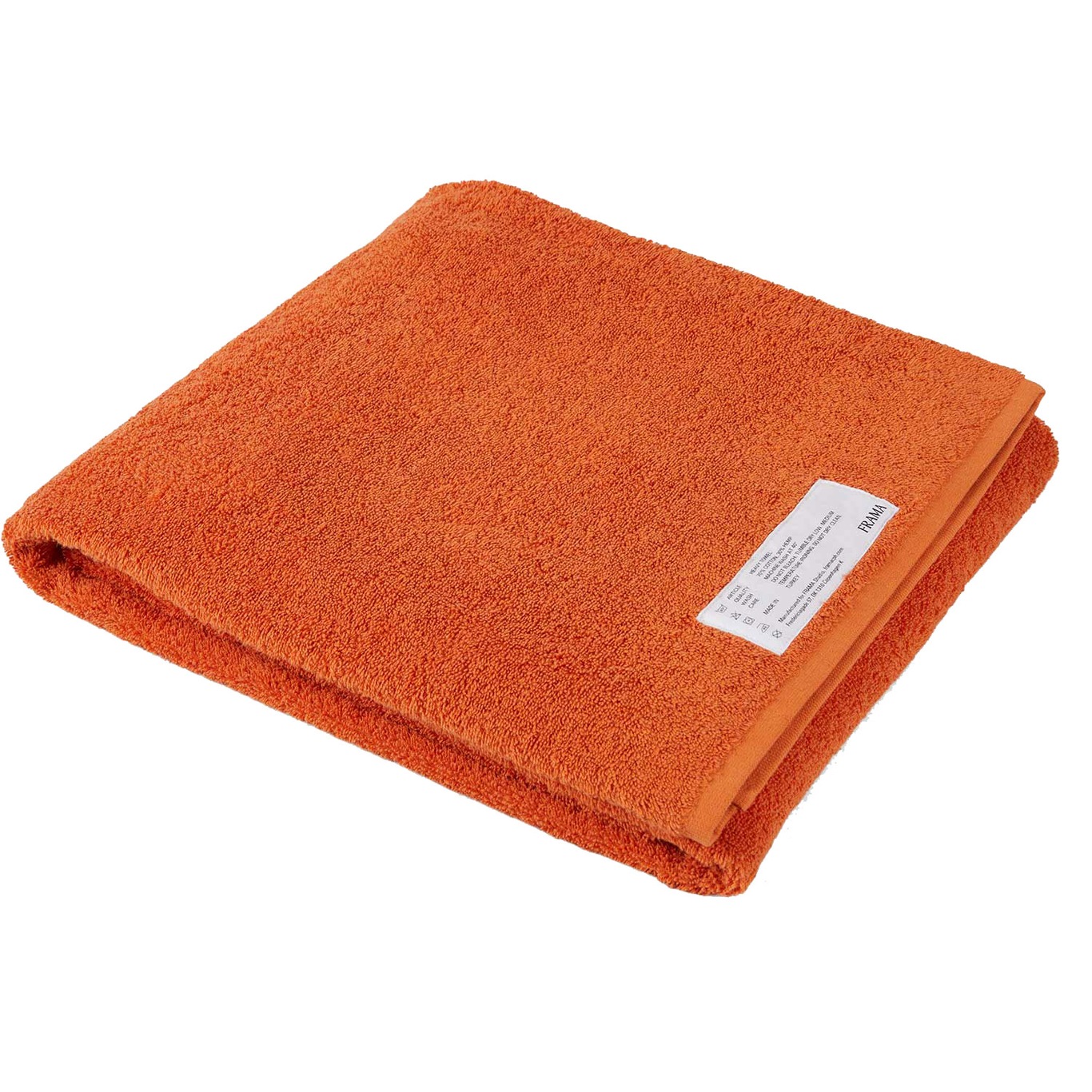 Heavy Towel Bath Sheet 100x150 cm, Burnt Orange