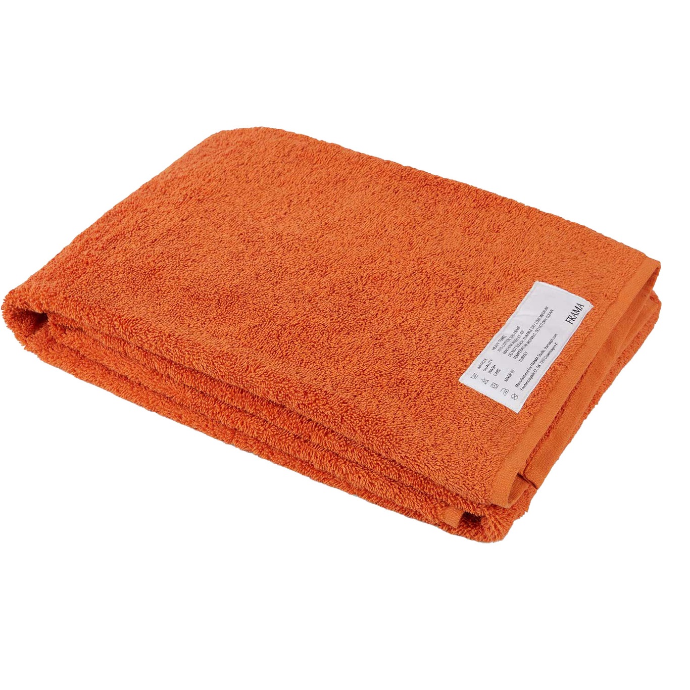 Heavy Towel Bath Towel 70x140 cm, Burnt Orange