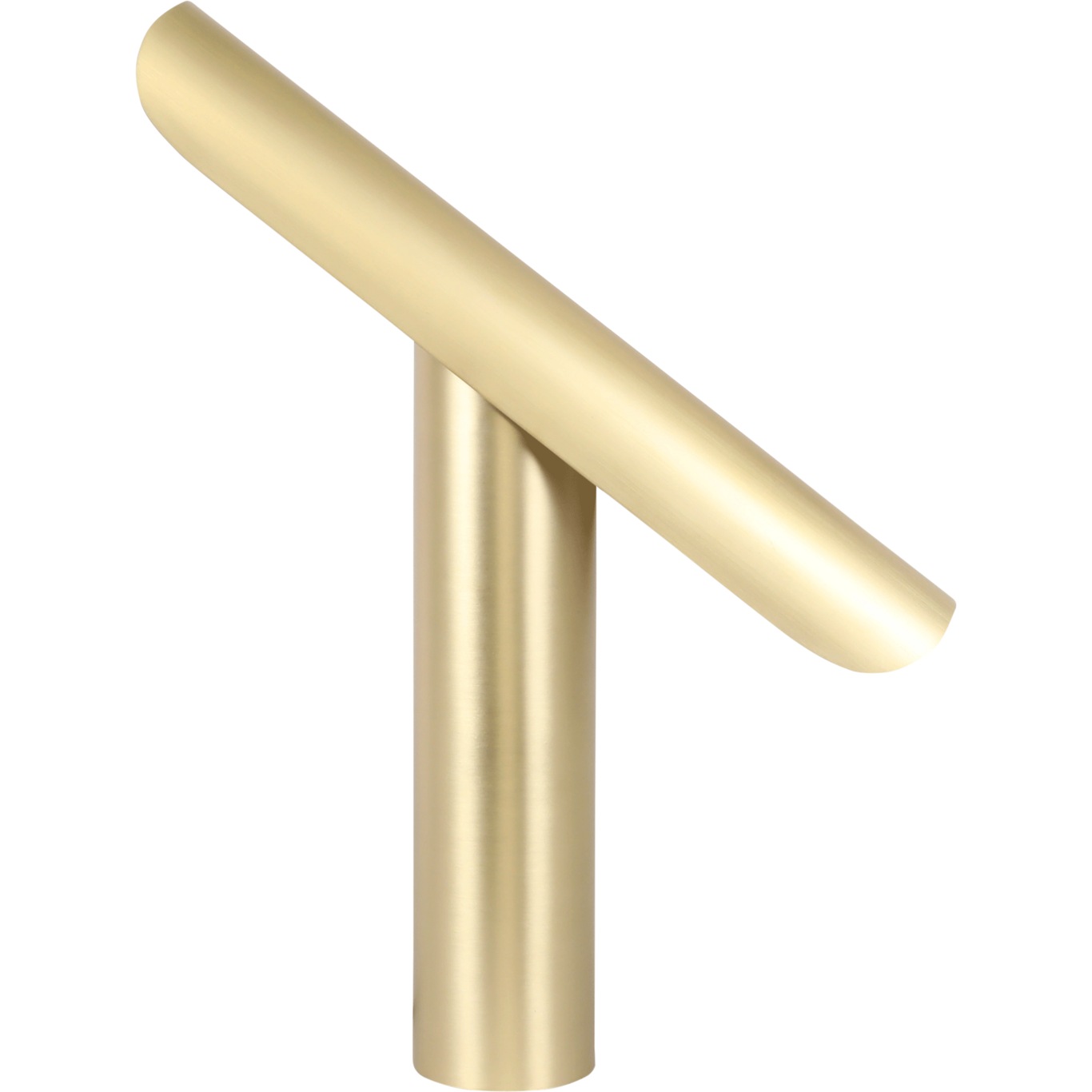 T-Lamp Table Lamp, Brushed Brass