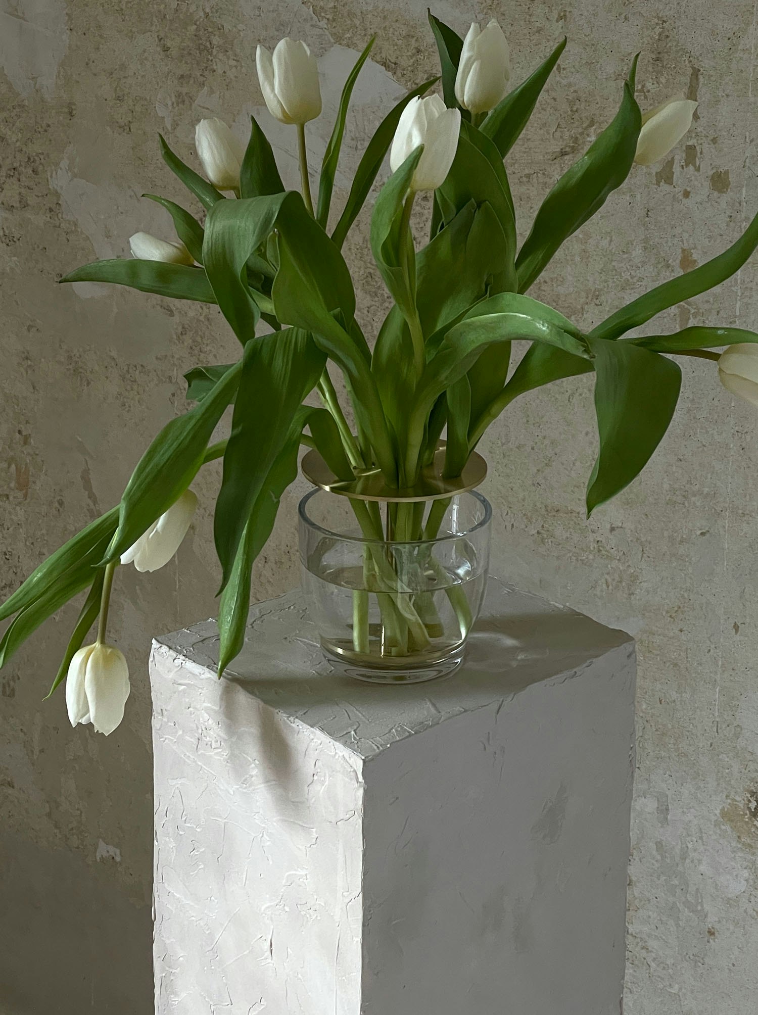 Fritz Hansen Ikebana vase, small, brass