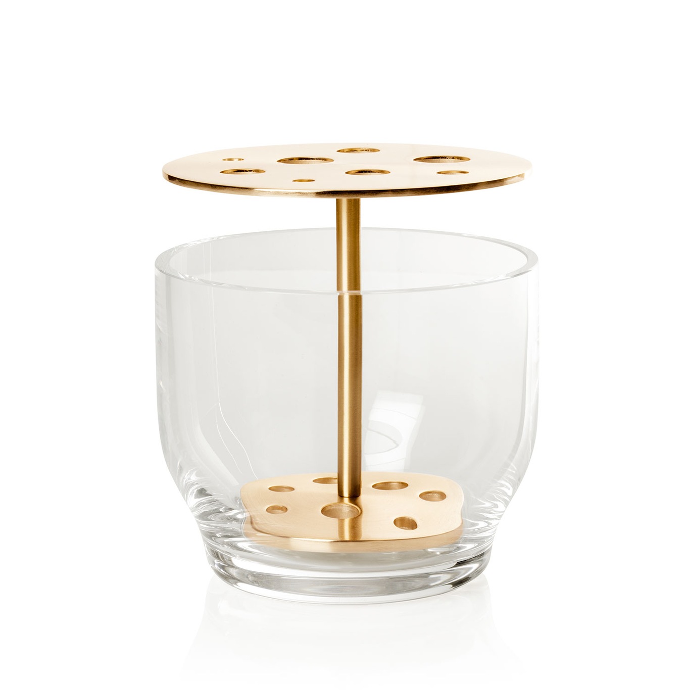 Ikebana Small Vase, Brass