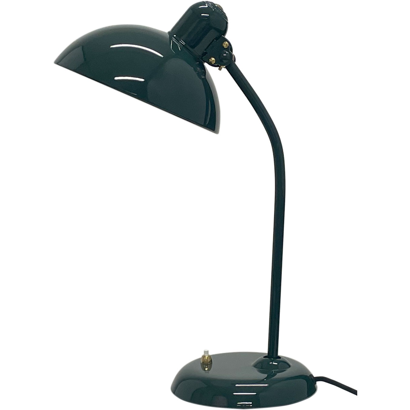 KAISER idell™ 6556-T Table Lamp, Brass / Bespoke Green