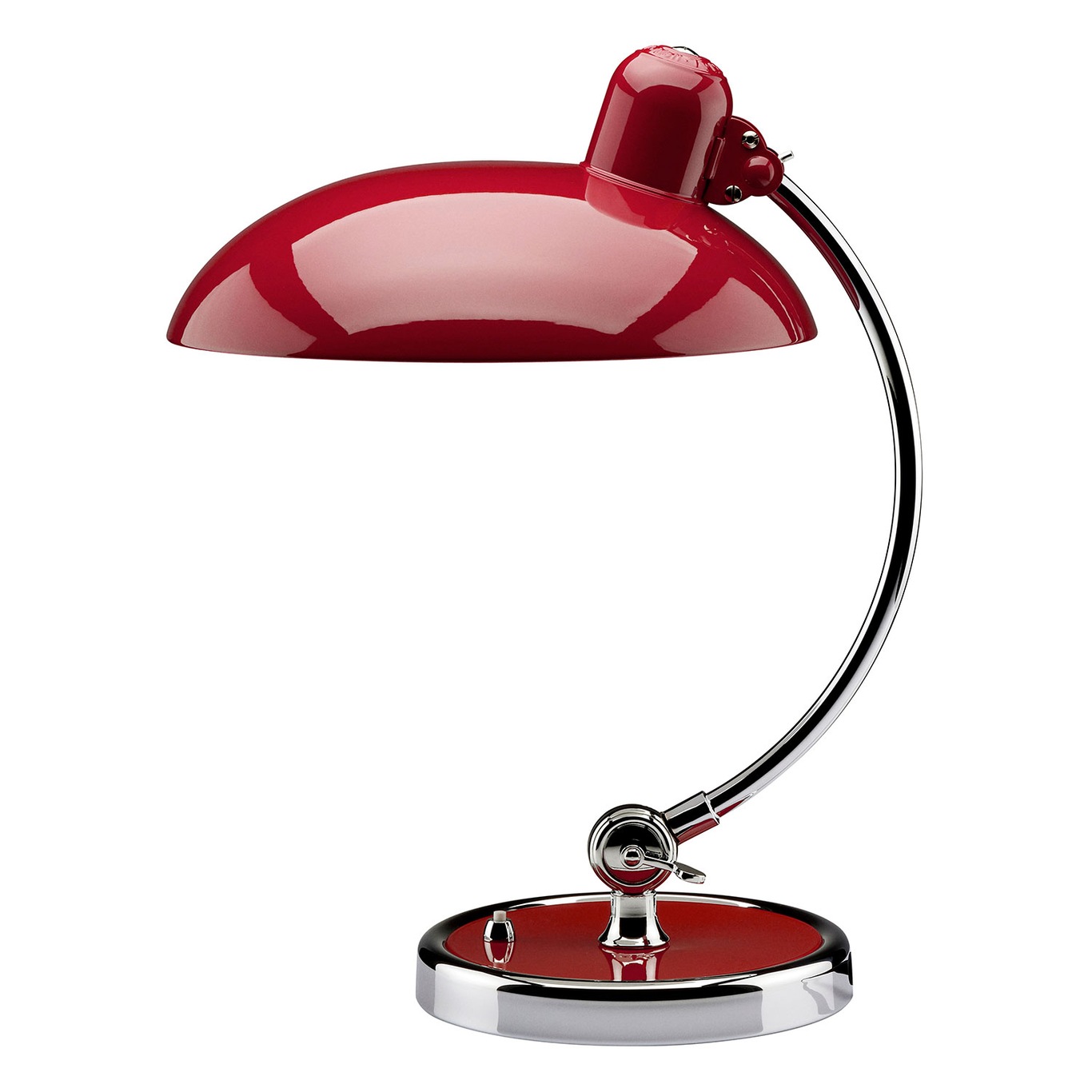 Kaiser Idell 6631-T Luxus Table Lamp, Ruby Red