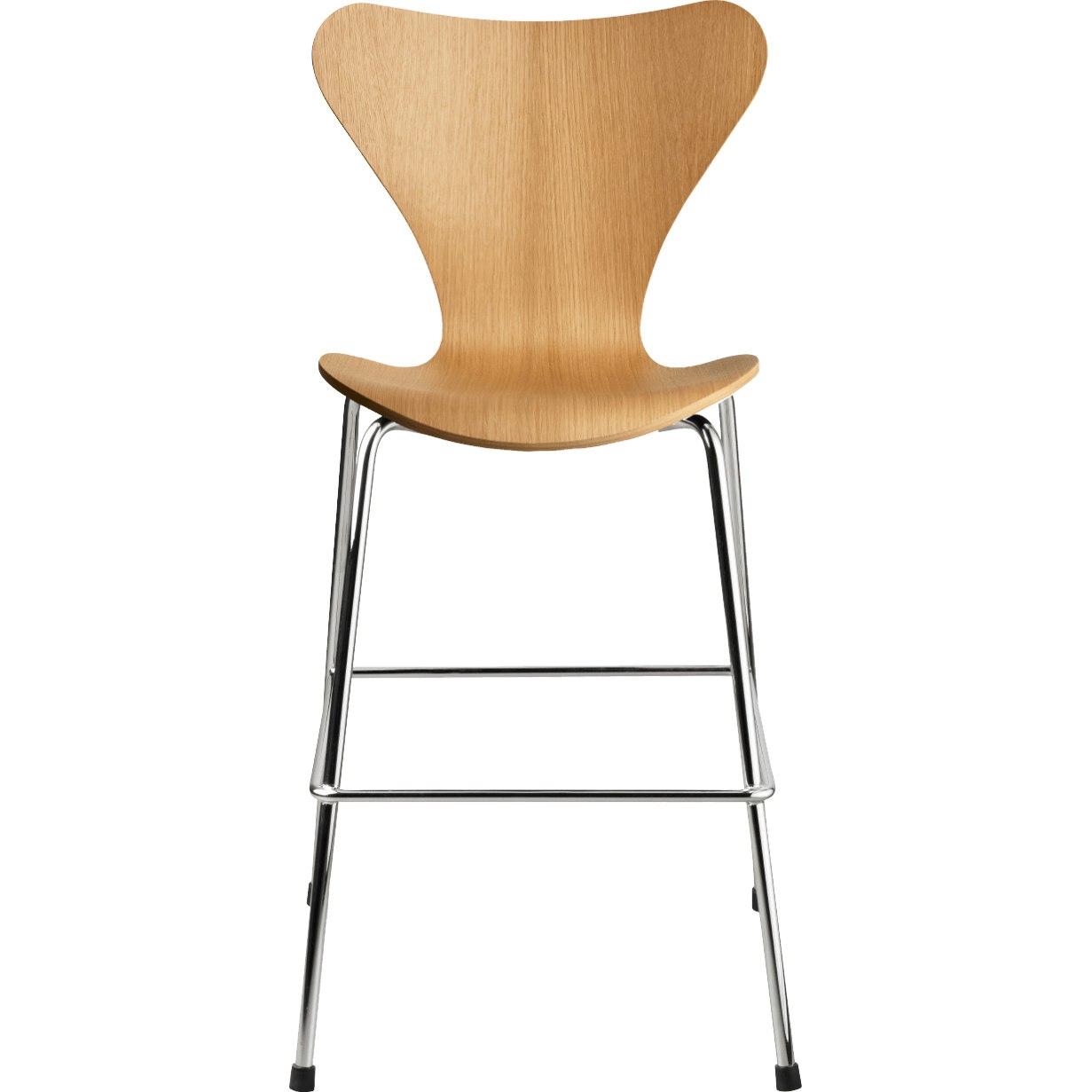 Series 7 Junior Chair, Oak / Chrome
