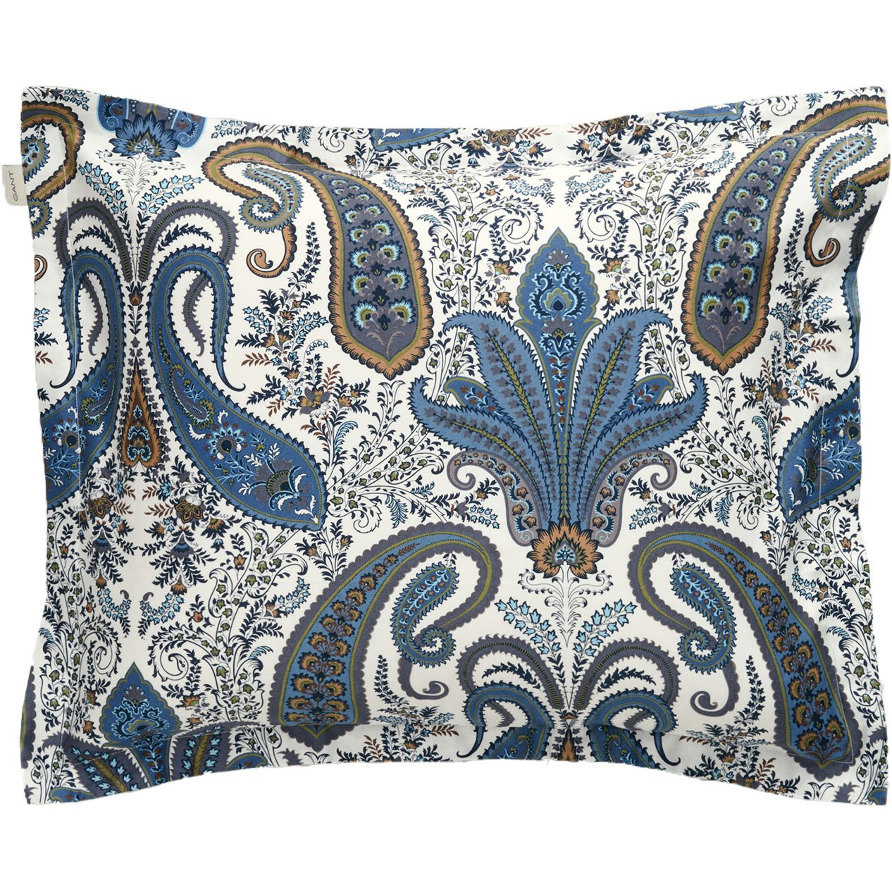 Key West Paisley Pillowcase 50x60 cm, Sateen Blue