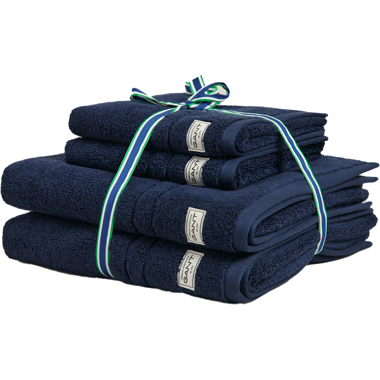 Premium Towels 4-pack 50x70 + 70x140 cm, Marine