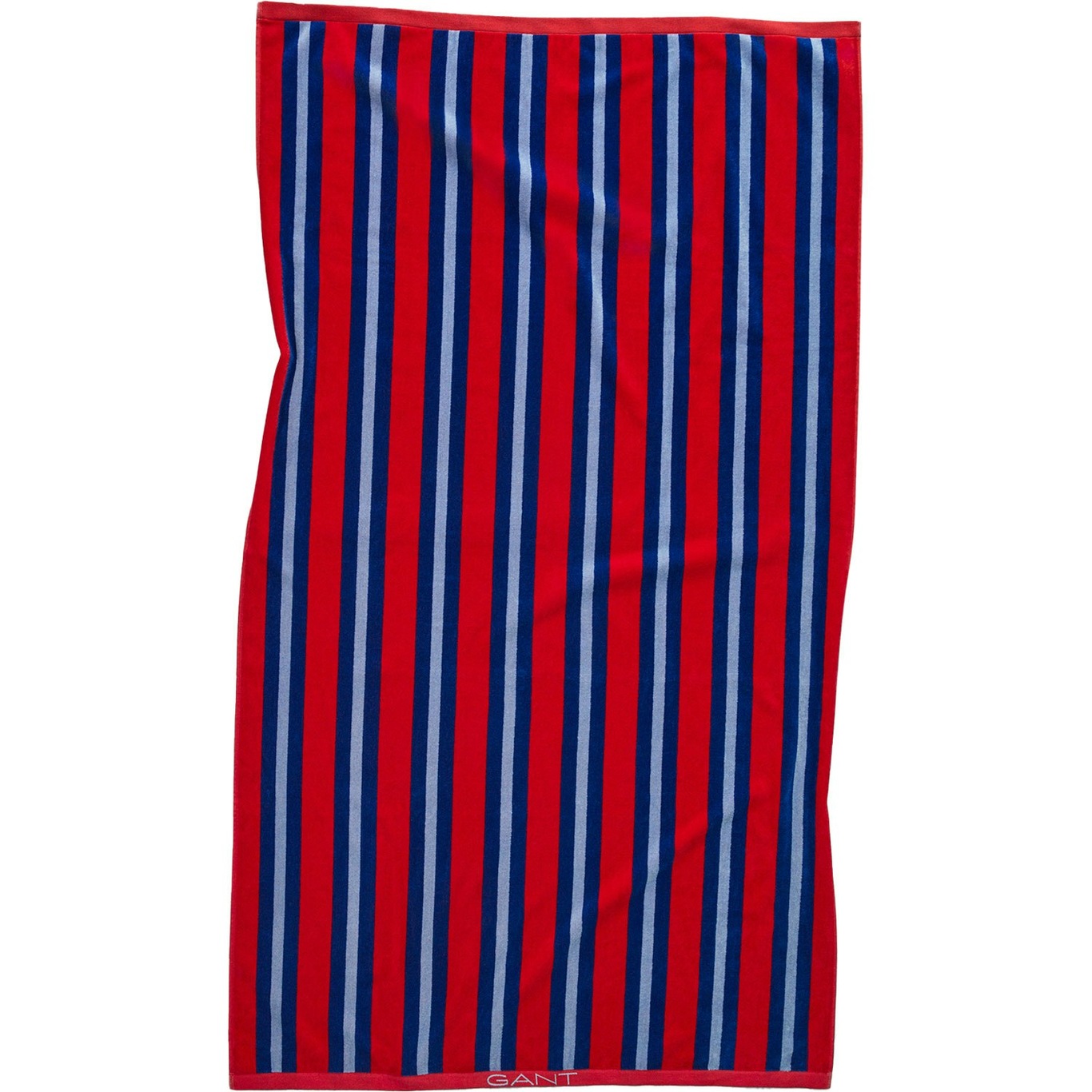 Stripe Beach Towel 100x180 cm, Bright Red