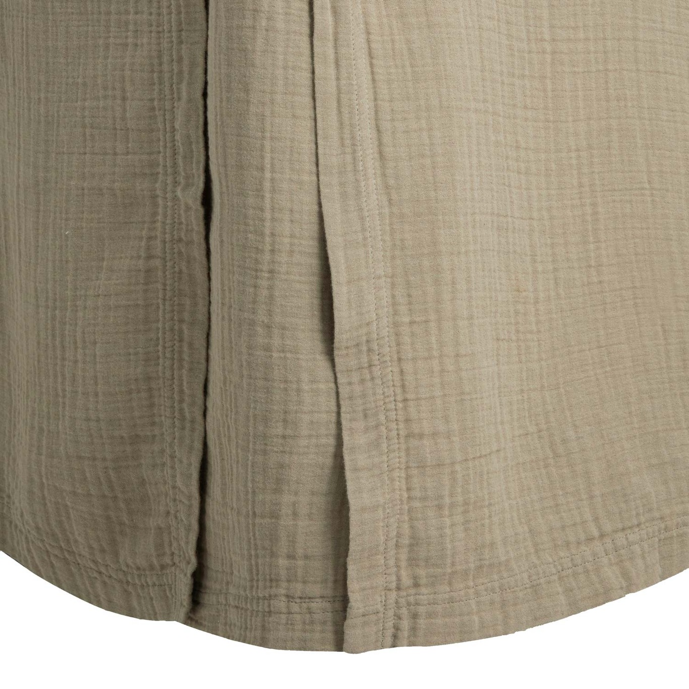 Geranium Muslin Bed Skirt, 180x200 cm