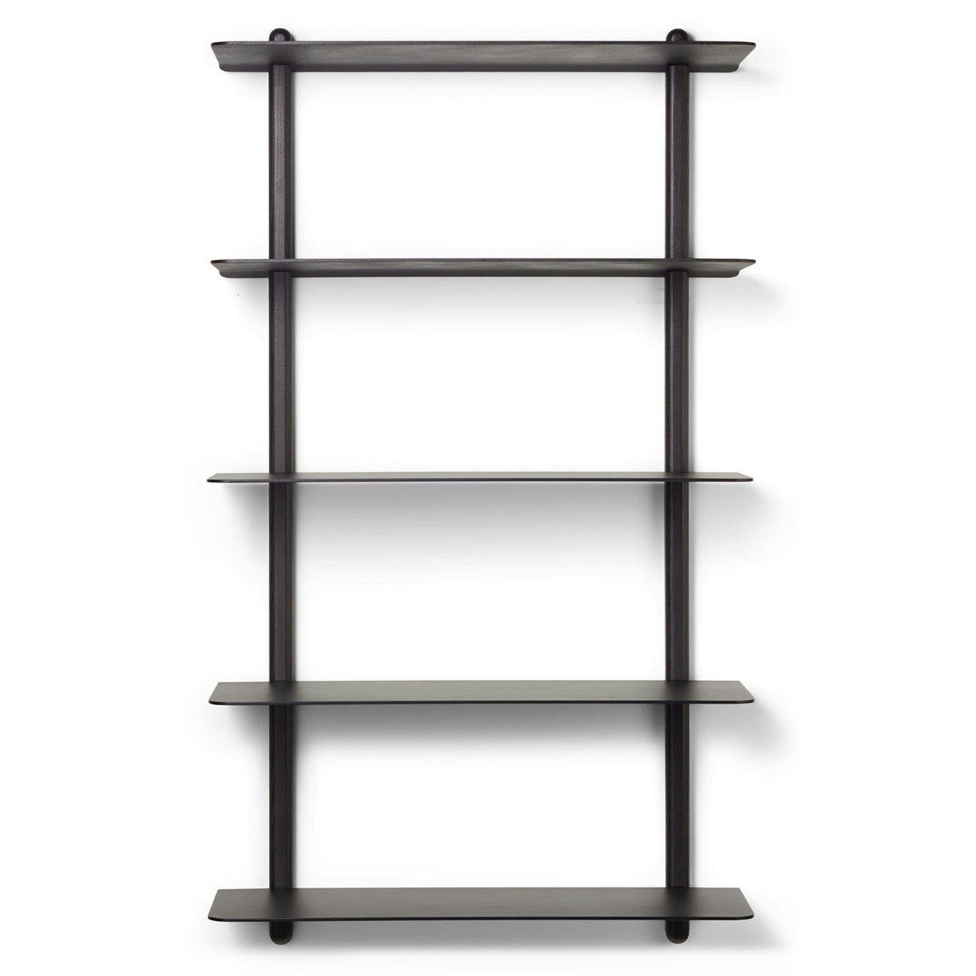 Nivo Wall Shelf Large E, Black Ash / Black - Gejst @ RoyalDesign